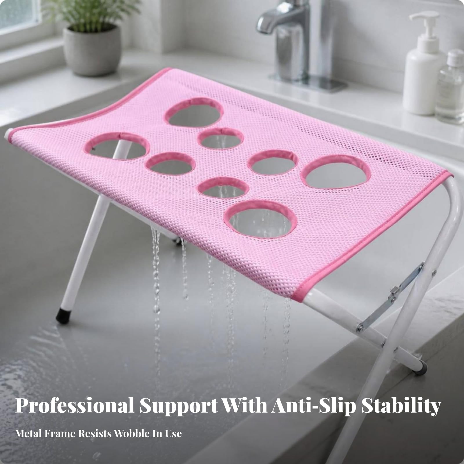Transpirable | Antislizan, Plegable para Bañar Mascotas, Segura, Casa, Estilistas Caninos,