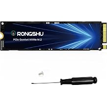 1TB NVMe SSD M.2 PCIe4.0 Gen 44, M.2 2280 Internal Gaming SSD, Seq. Read Speeds Up to 7,400 MB/s SLC Cache 3D NAND TLC Internal Solid State Drive Compatible with PS5 High End Computing Gaming