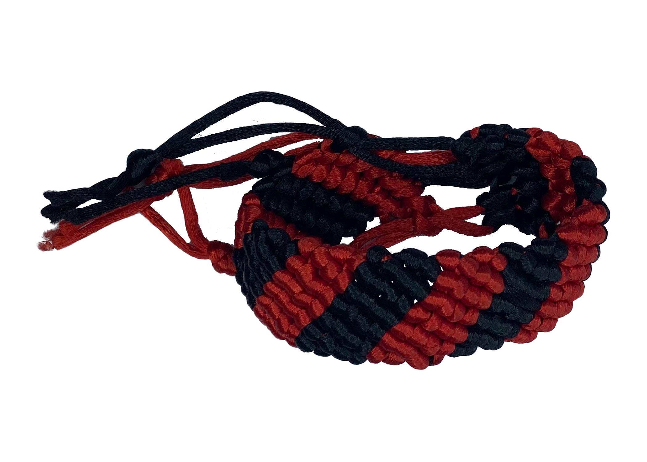 MAHANT JI Handmade Thick Black And Red Thread Braided Wrist Band From Kashi (B08P3J2KQ2) Amazon Price History, Amazon Price Tracker