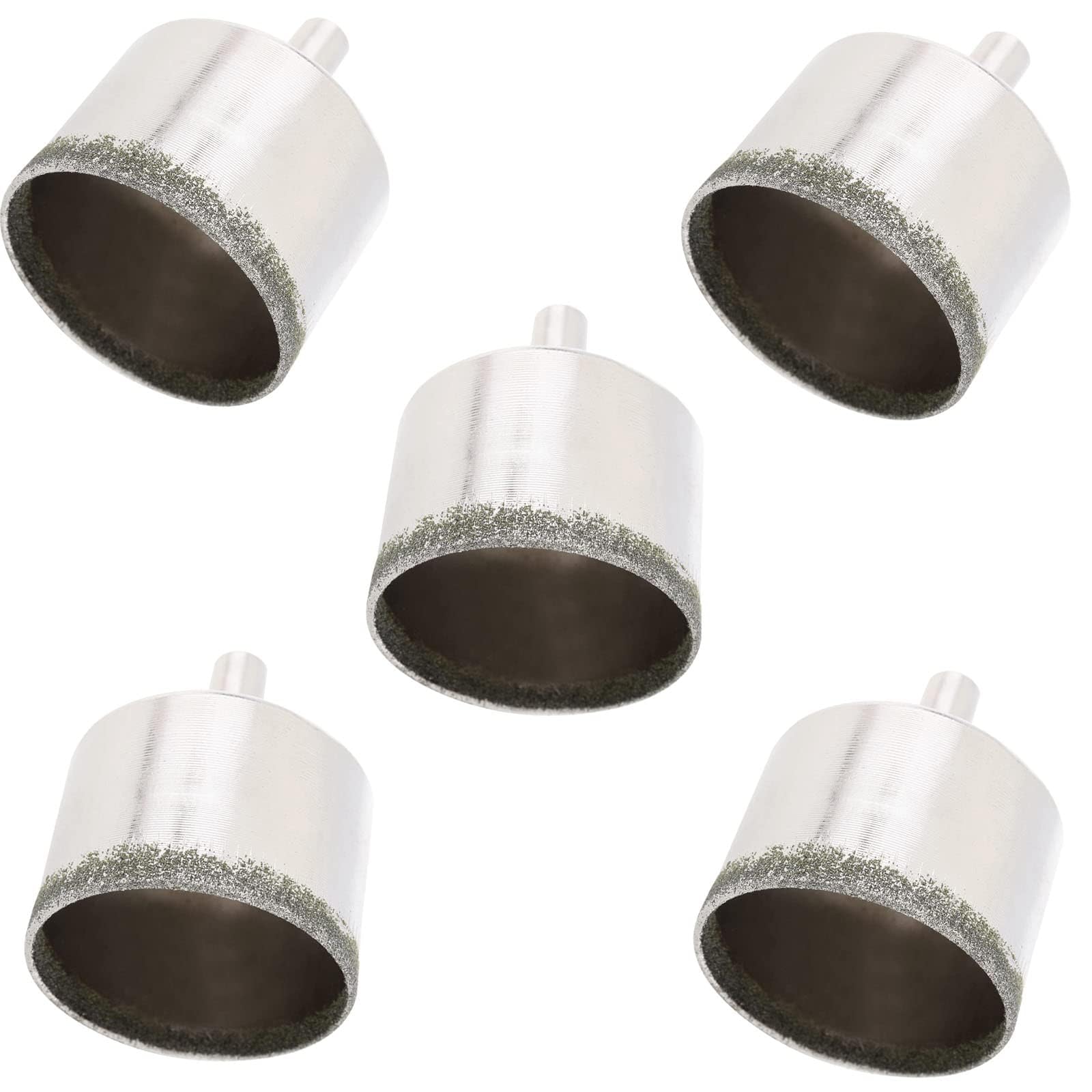TOP-VIGOR 5Pcs 35mm Diamond Drill Bit Hole Saw, Hollow Core Drill Bit Hole Saw Tools