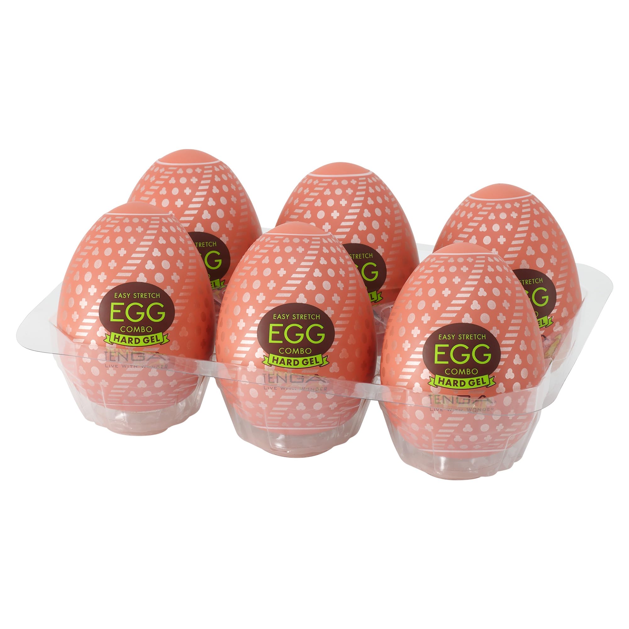 Tenga Egg Combo Stronger Masturbator Brown 7 cm