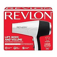 Vista 7 de REVLON Aumento de volumen, secador de pelo con difusor de mejora de rizos, aumenta el volumen, disminuye el encrespamiento y los daños, secado