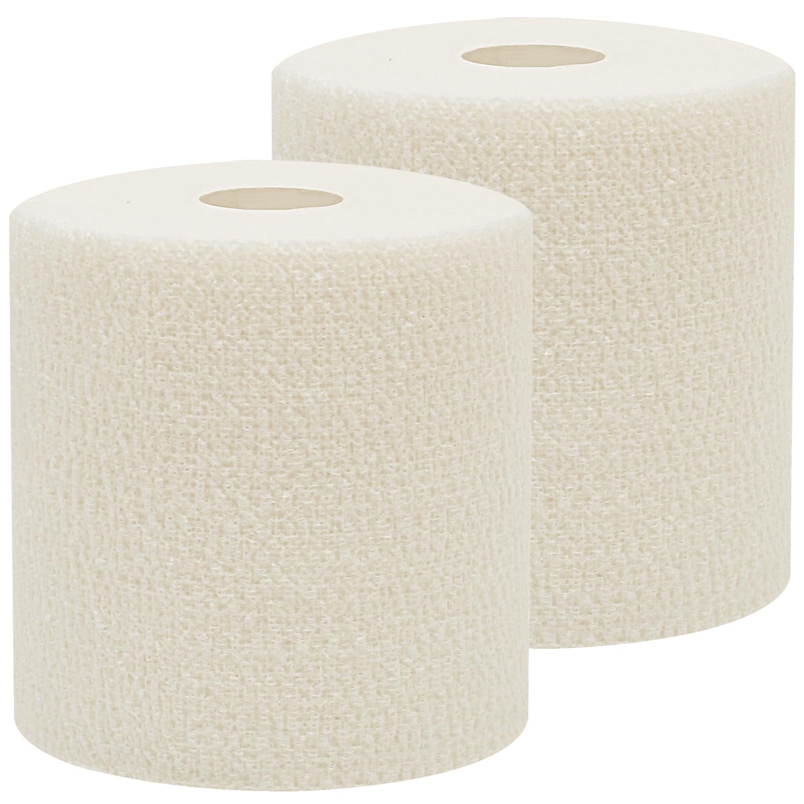 2 Rotoli Benda Elastica Coesiva 20 Metri x 10CM Bende Elastiche per Bendaggio Fissaggio Mdicazione Fratture Leggere