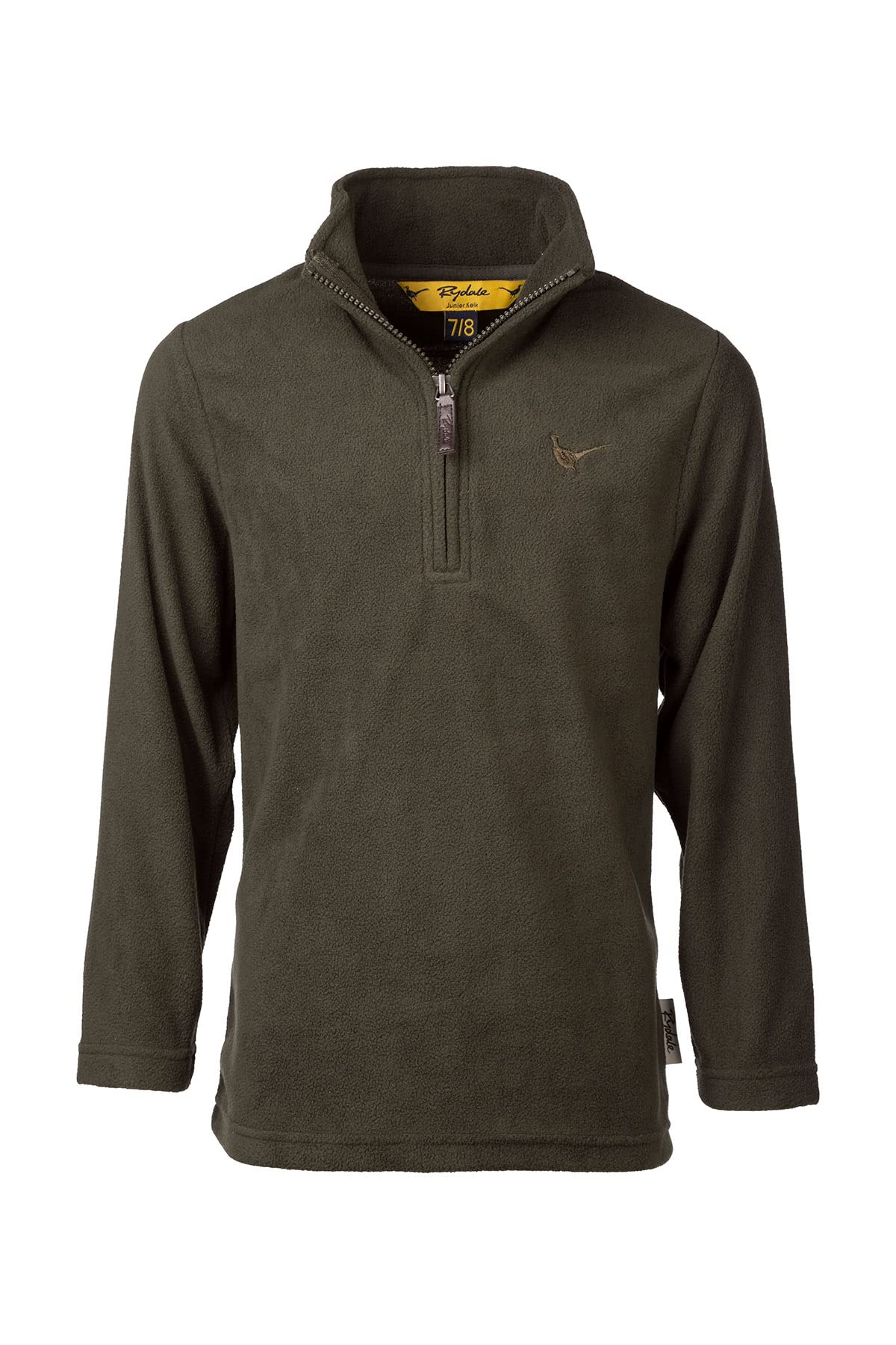 Rydale Kids Overhead Pheasant Fleece Boy's Overhead Girls Pullover Jumper Children's Fleeces (as8, age, 13_years, regular, Dark Khaki)