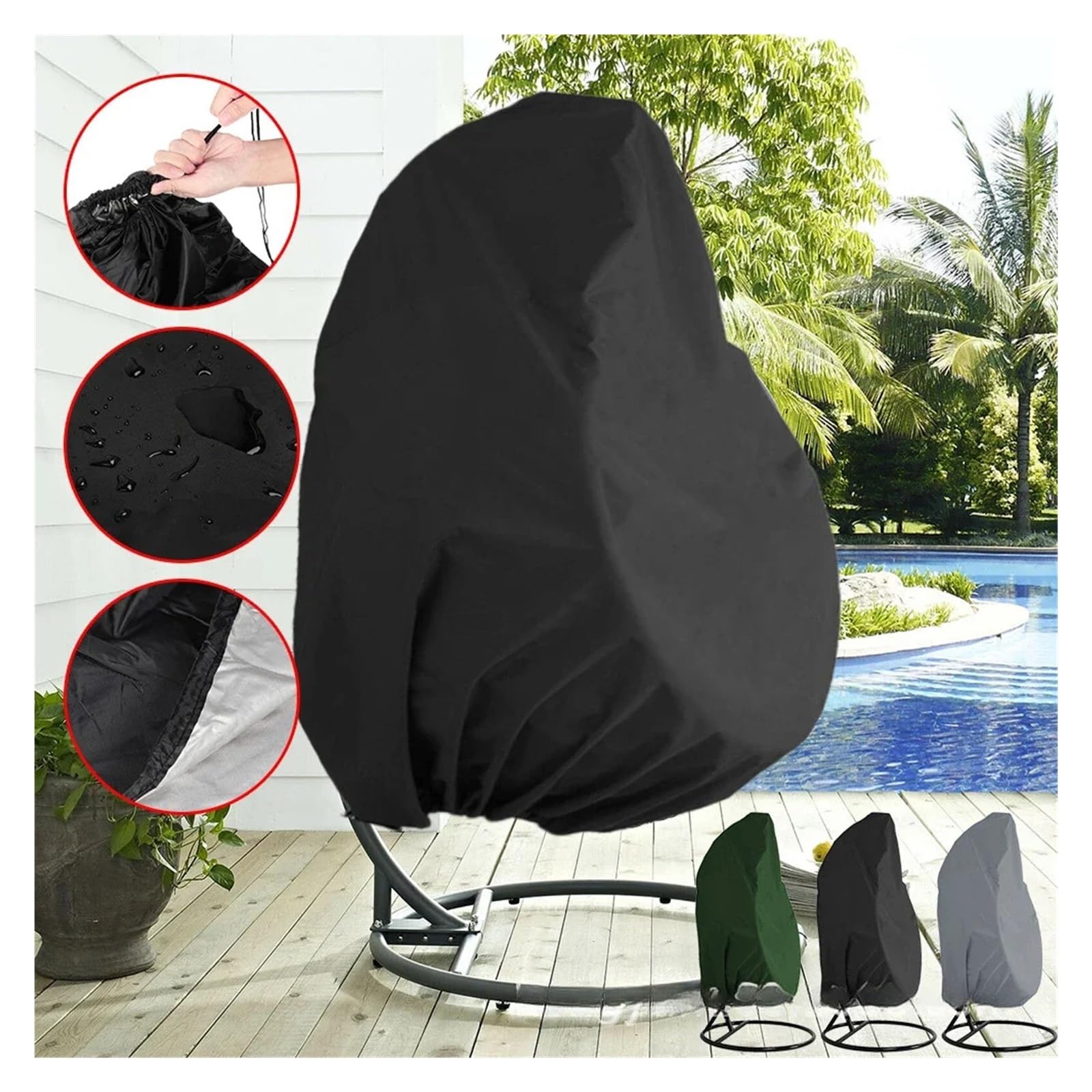 Housse de chaise suspendue