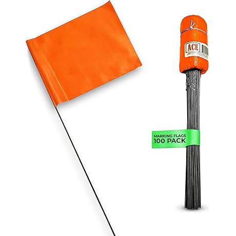 Fluorescent Orange Marking Flags: Your Guide to Yard Excellence