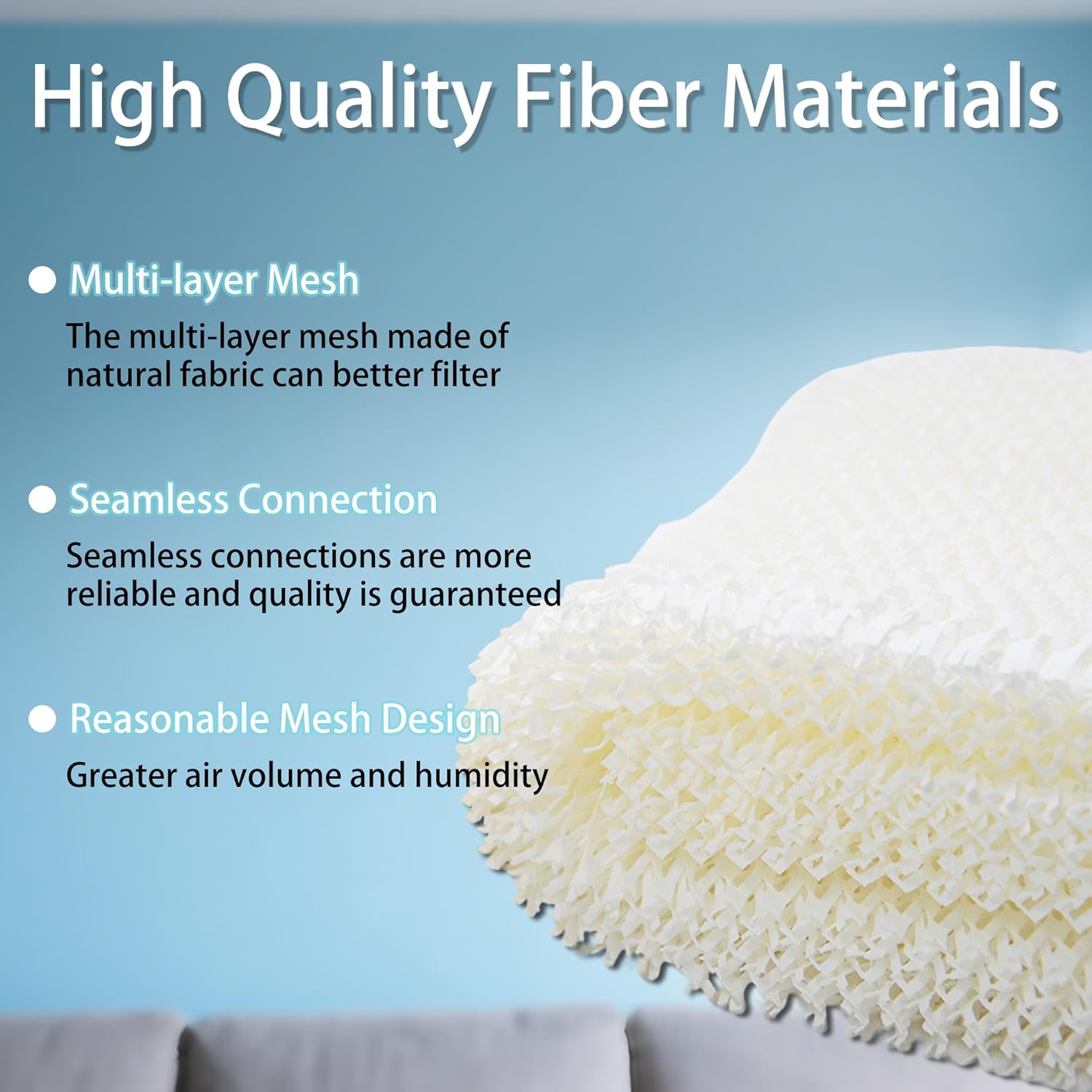 2 Pack MAF1 Humidifier Wick Filters | Compatible with Aircare MiostAIR Esscik-Air MA1200 & MA1201& MA0950, for Kenmore 14906 & 15412 & 29982 Humidifiers | Replacement Parts MAF1