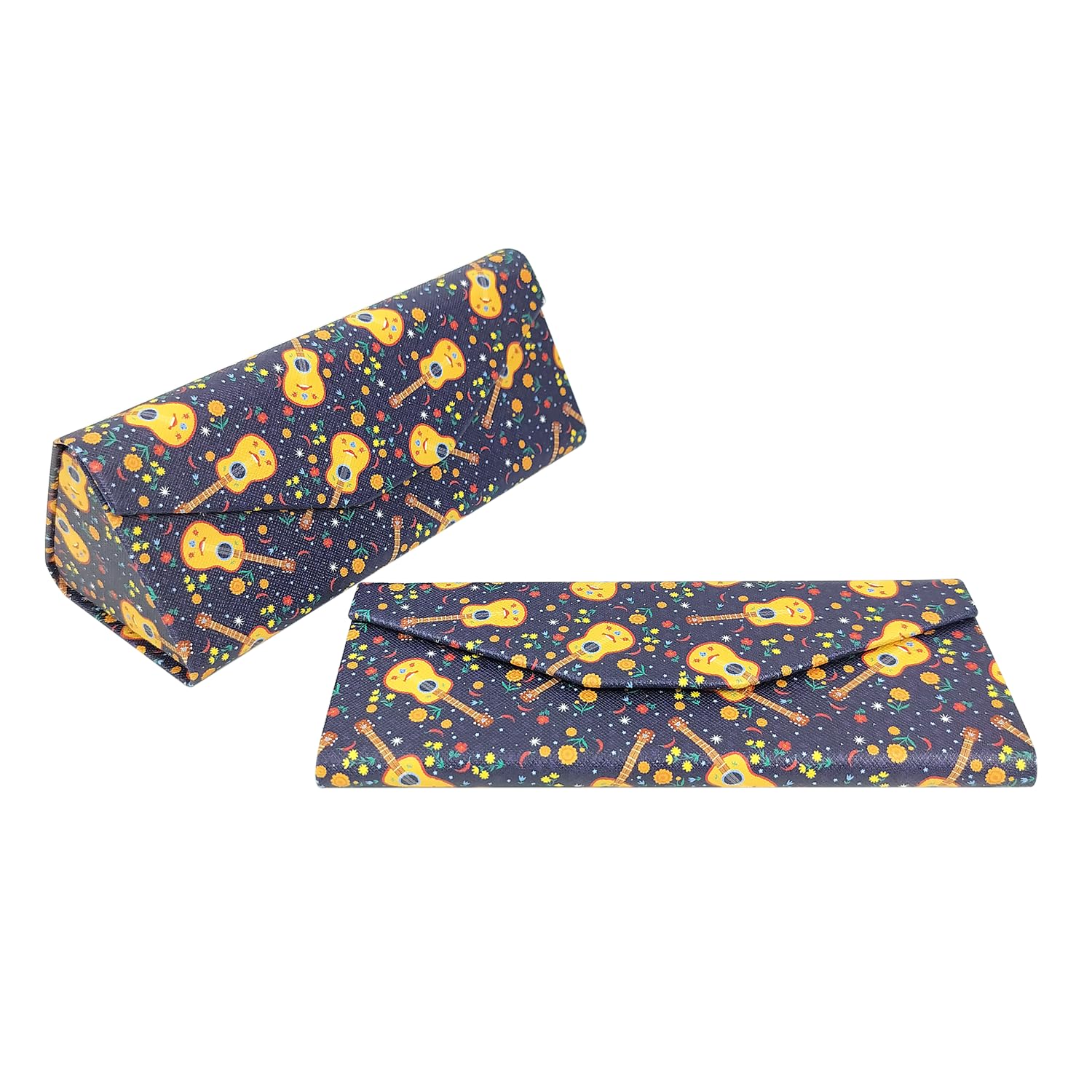Real Sic Glasses Case for Men and Women - Magnetic Folding Hard Shell Sunglass Holder - Inspired by Activities/Hobbies