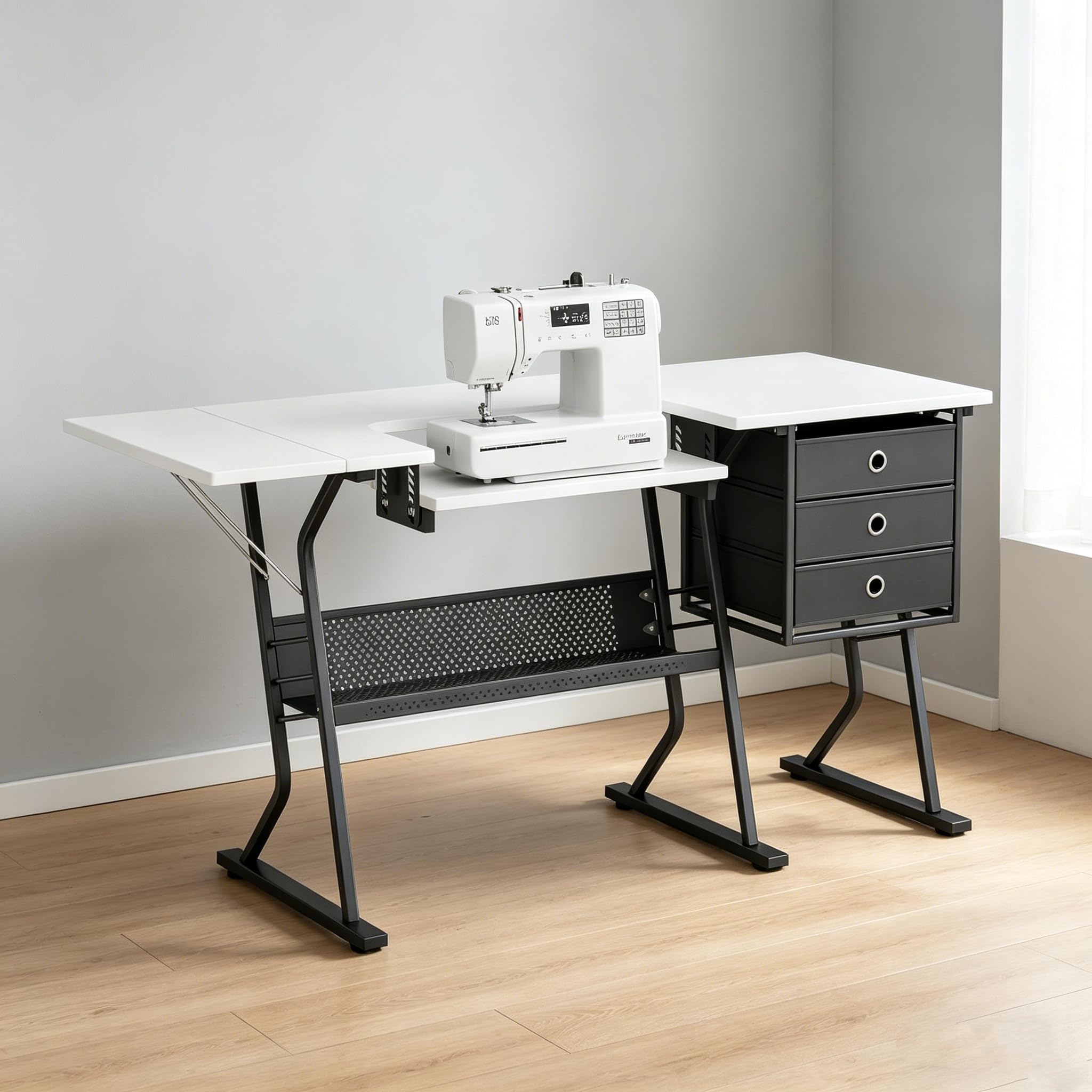 10c…SINGER ミシン脚 drawers DESK / シンガーデスク網目JWS Crea