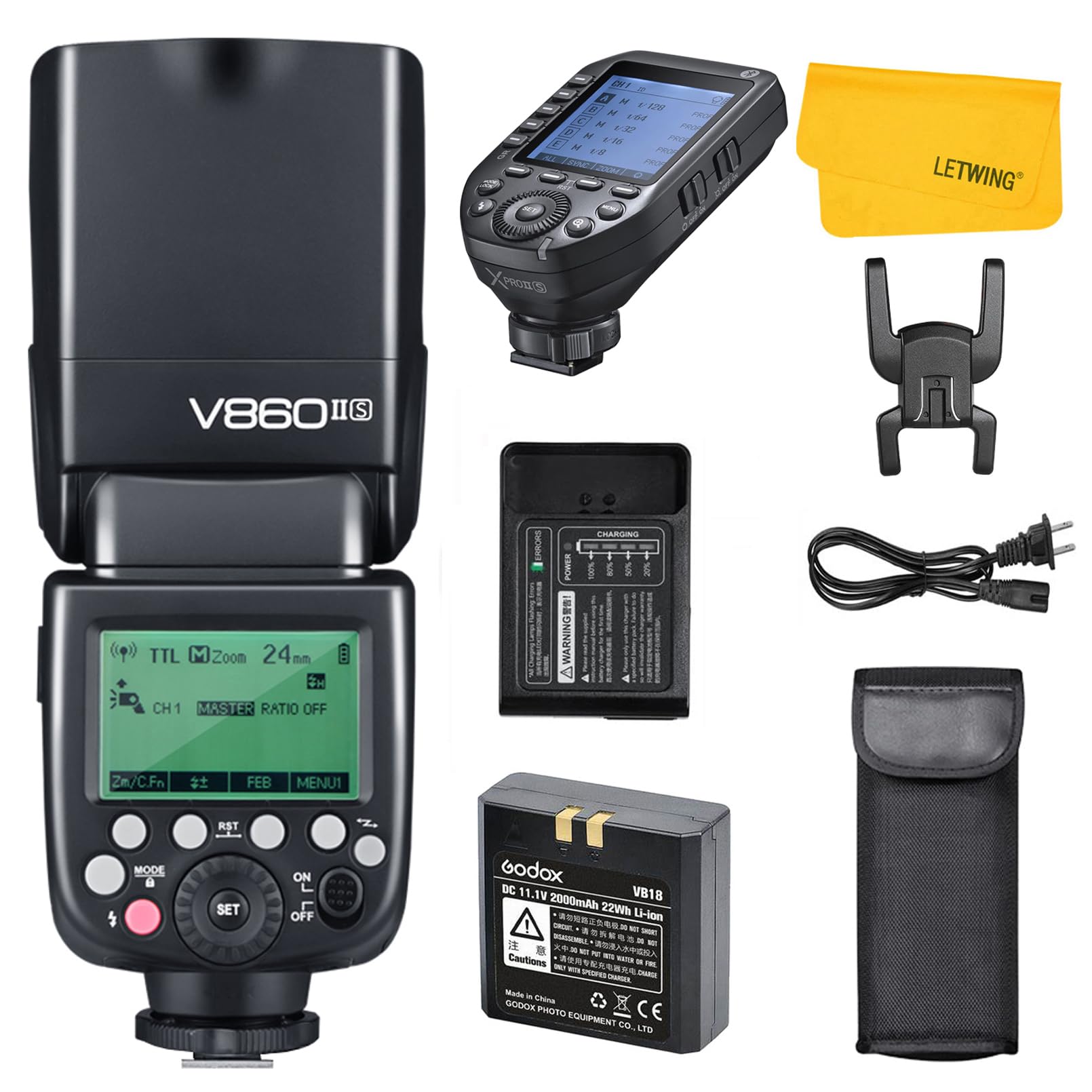 Amazon | Godox V860II-S 2.4G TTL リチウム電池 フラッシュ 
