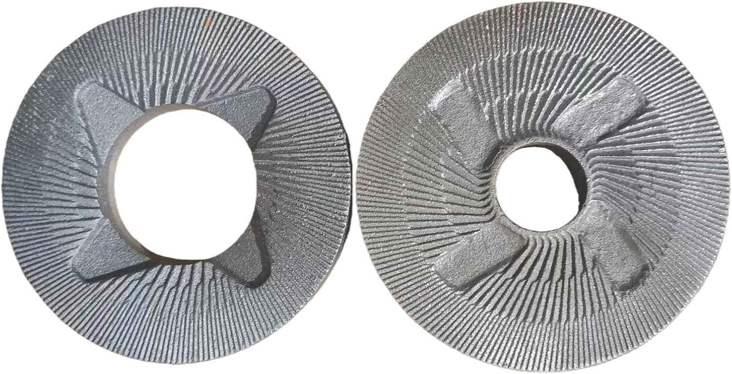 2pcs #140 Grain Mill Disc,Grain Grinder Mill Sheet (#140 Steel Disc),Dry Feed Flour Milling (#140 Steel Disc)