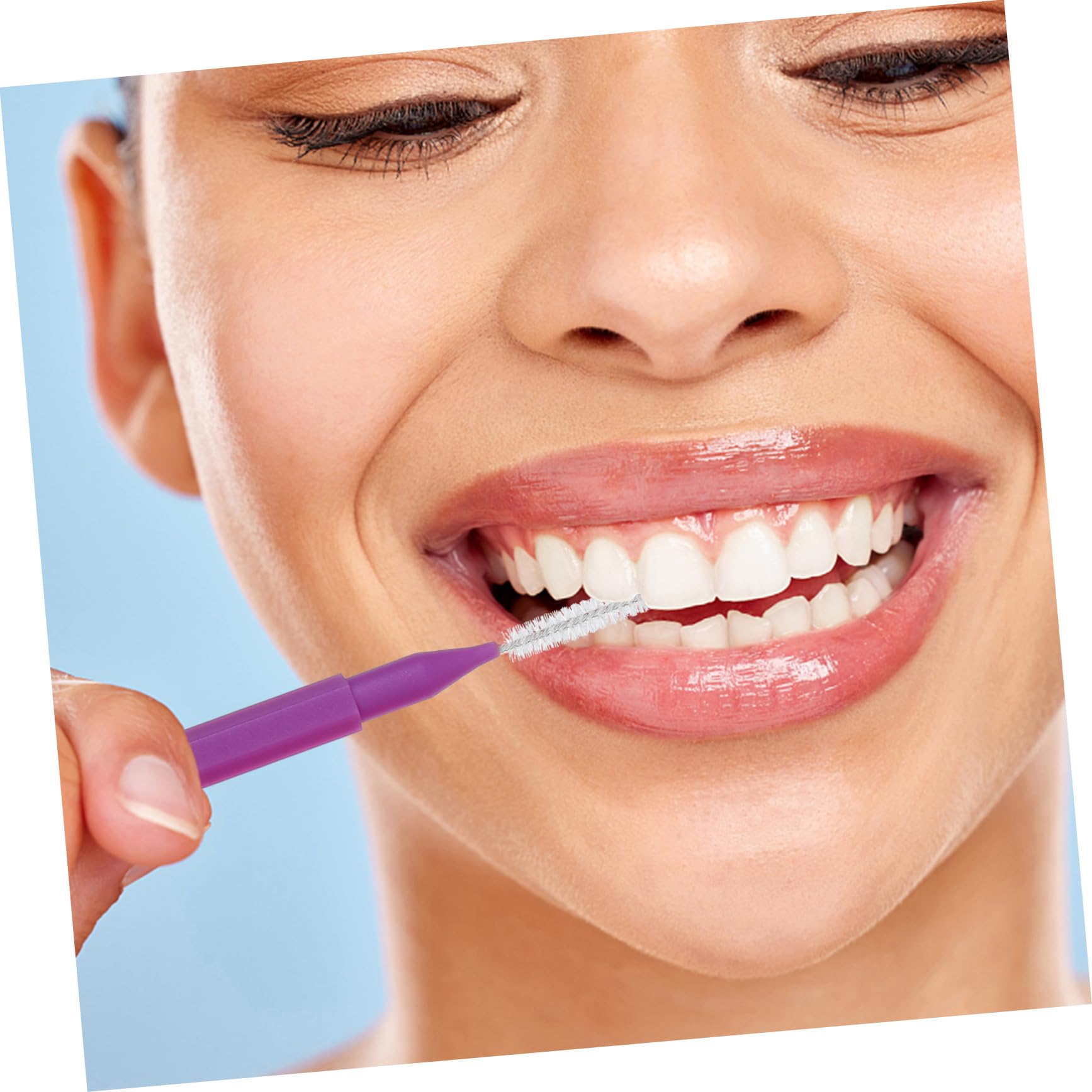 3 Series Cepillo Interdental Acero Portátil Limpiador Cepillo De Goma Tripe Journey Accesorios Orales Cleaners De Goma Herramienta Páginas 100 Piezas*3