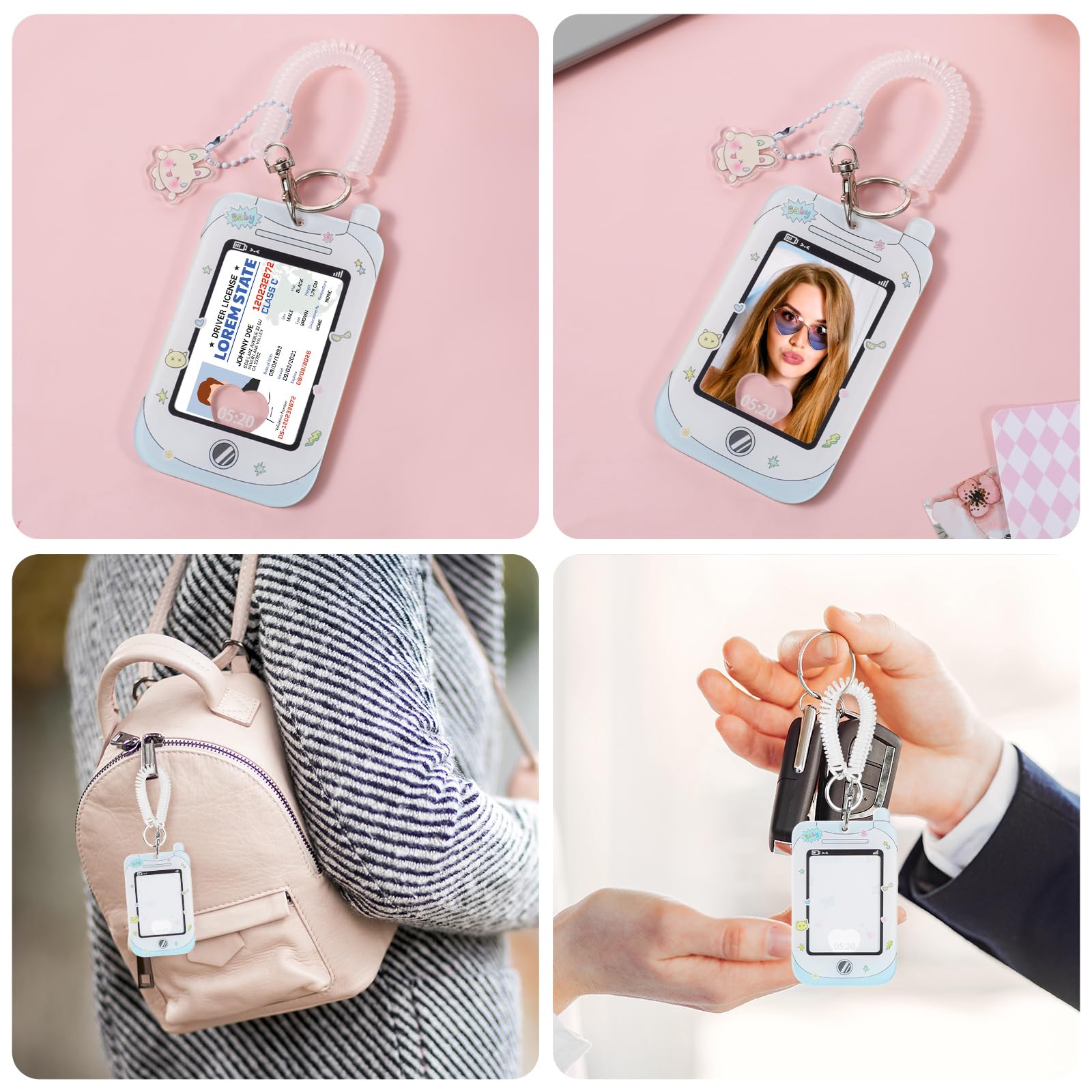 Uchwyt na karta fotograficzne, etui na dowód osobisty, identyfikator, fotografie, banki, autobusy studenckie, ochrona etui