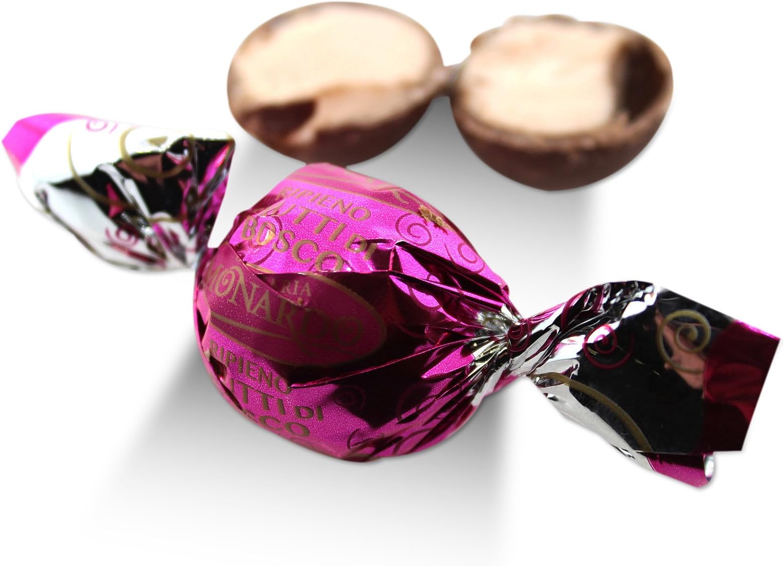 Monardo, Italian Forest Berries Pralines w/ Milk Chocolate (Crema frutti di bosco al Tartufo) (55 pcs)