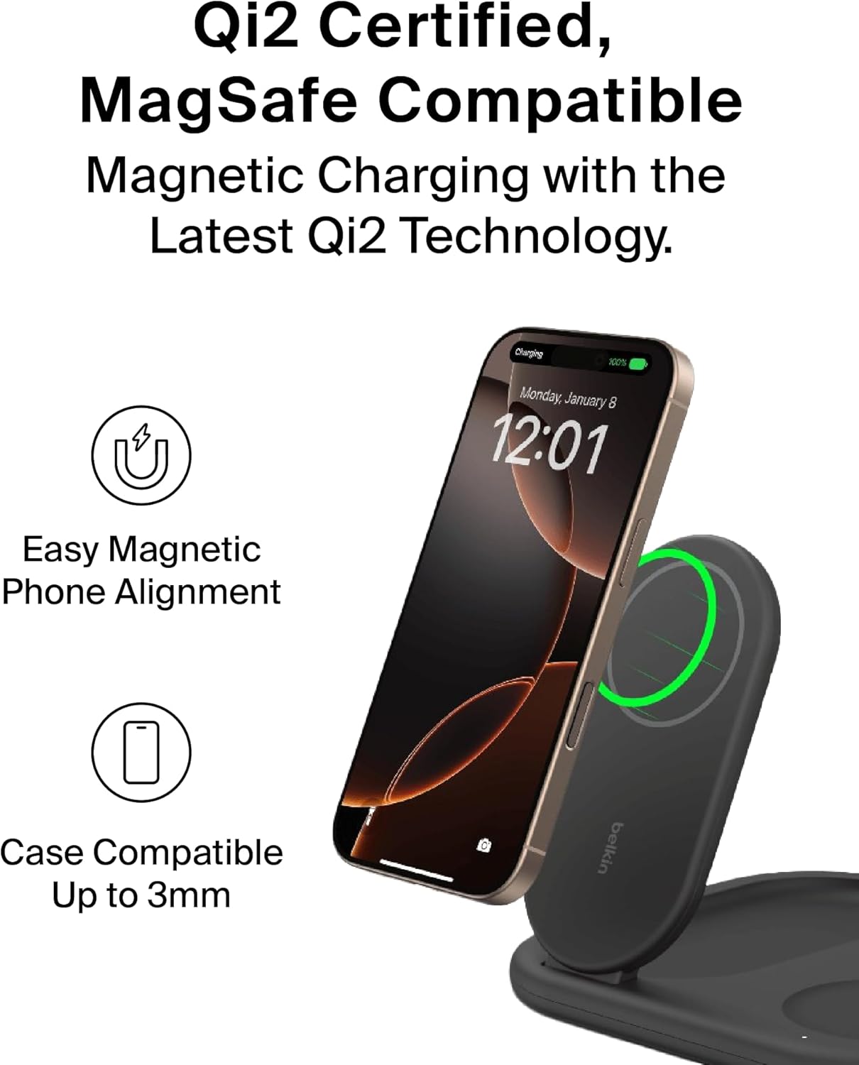 Belkin 3-in-1 MagSafe-Compatible iPhone Charger