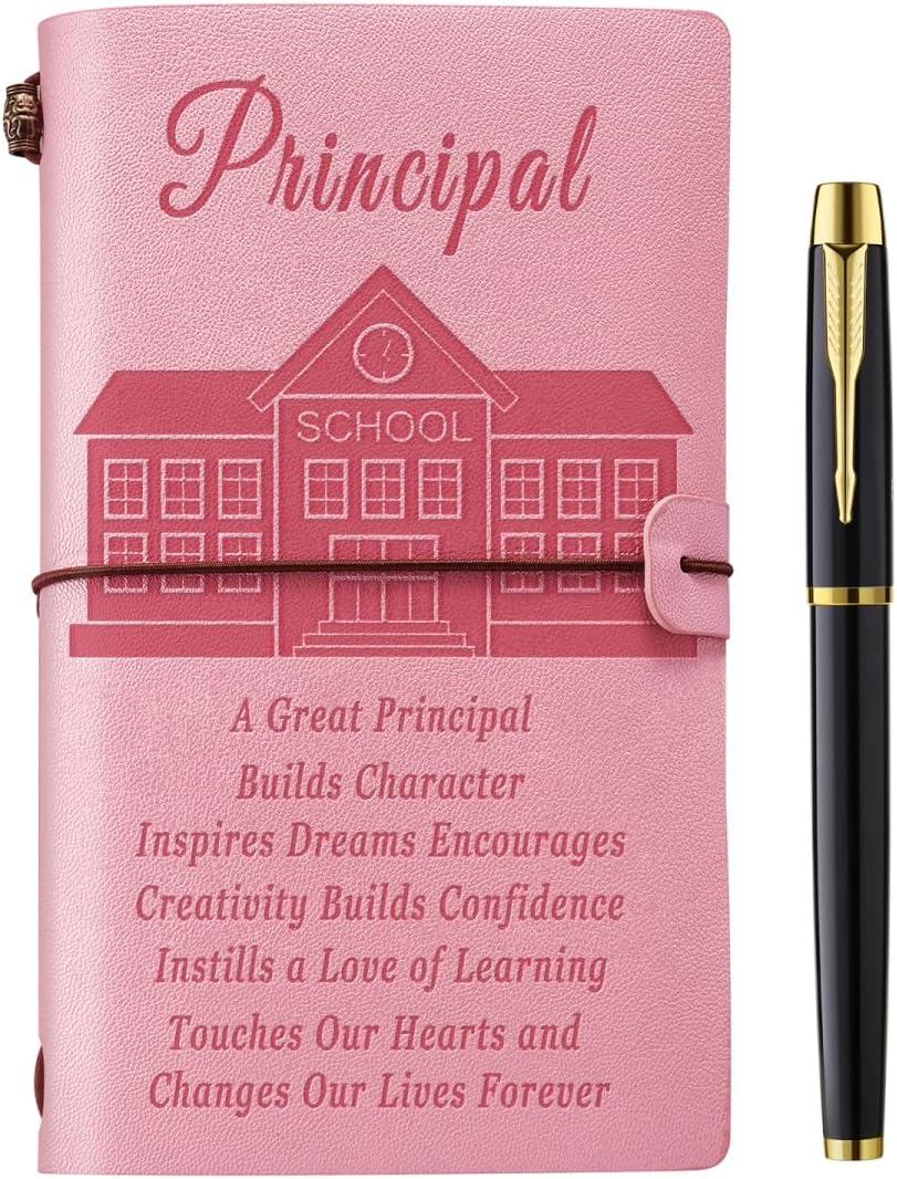 Principal Gifts, Principal Gifts for Women, Principal Appreciation Gifts for Women, Principal Journal Notebook, Principal Gifts for Men, Gift for Principal Day, Teacher Appreciation Day, Retirement