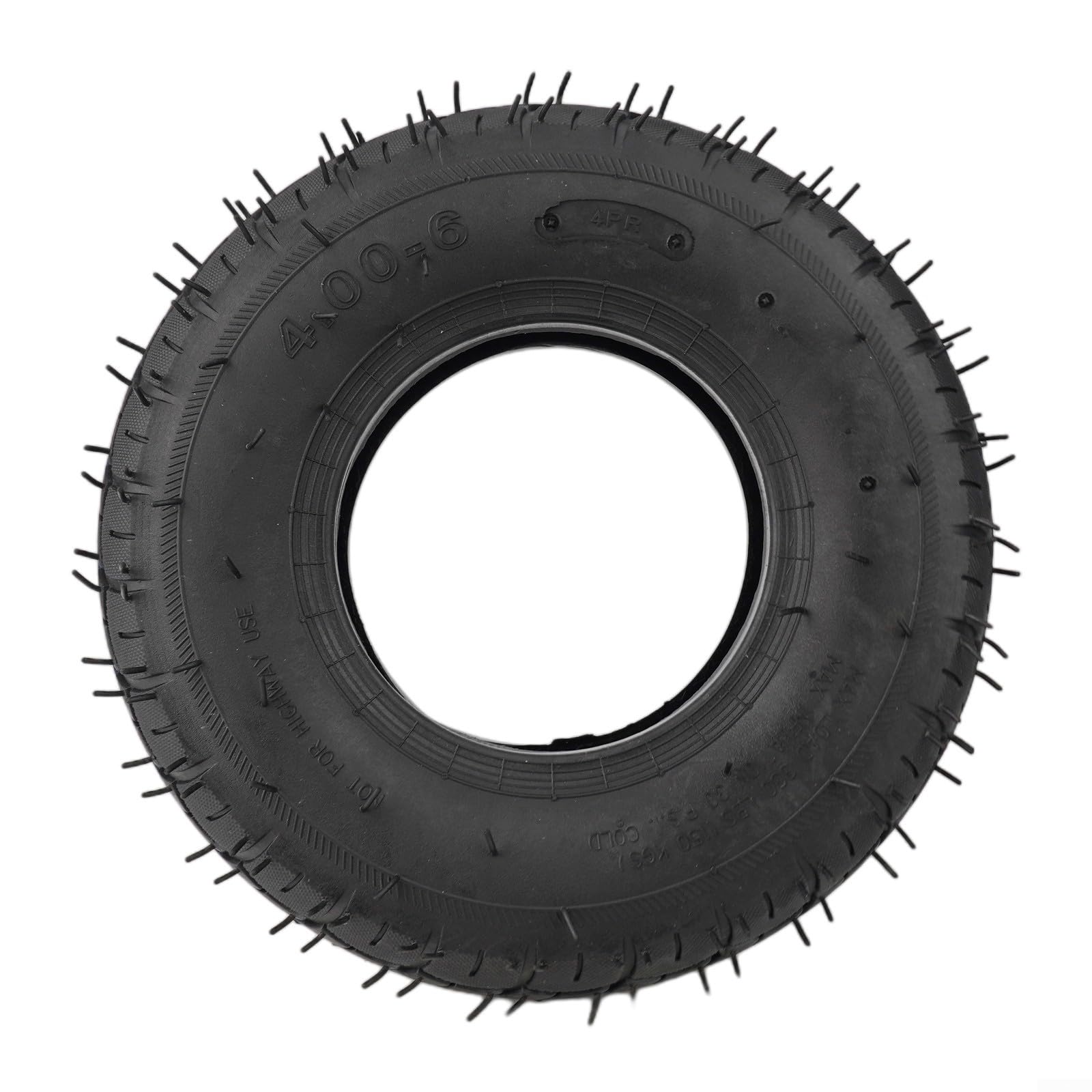 4.10/3.50-6 Juego de neumáticos y tubos para scooter eléctrico y triciclo, neumático exterior de goma resistente con tubo interior resistente a pinchazos, piezas de repuesto de rueda de 6 pulgadas