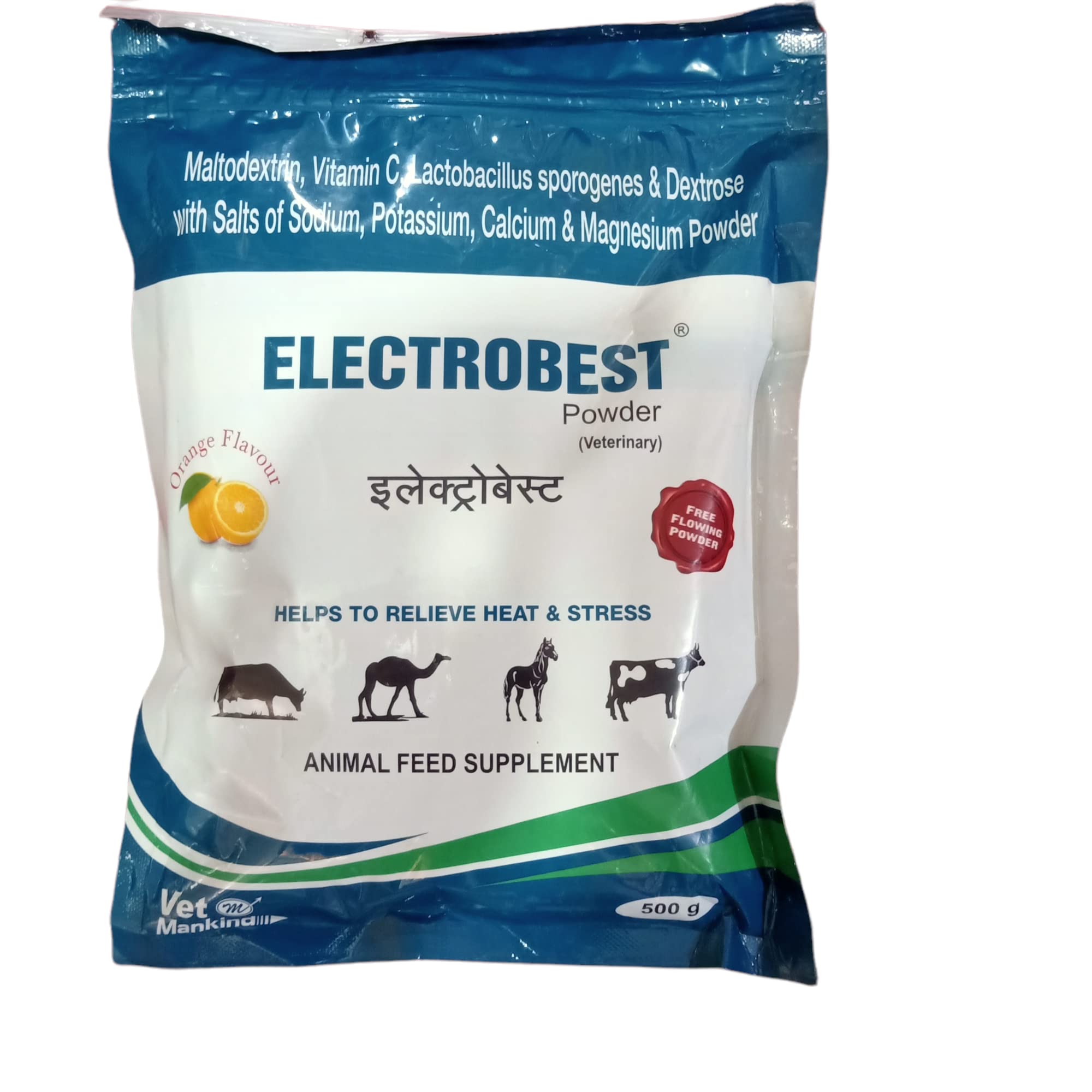 ELECTROBEST Powder Animal Feed Supplement Helps to Relieve Heat & Stress in Animals Orange Flavour (300 GMS) (B09ZPL7LK6) Amazon Price History, Amazon Price Tracker