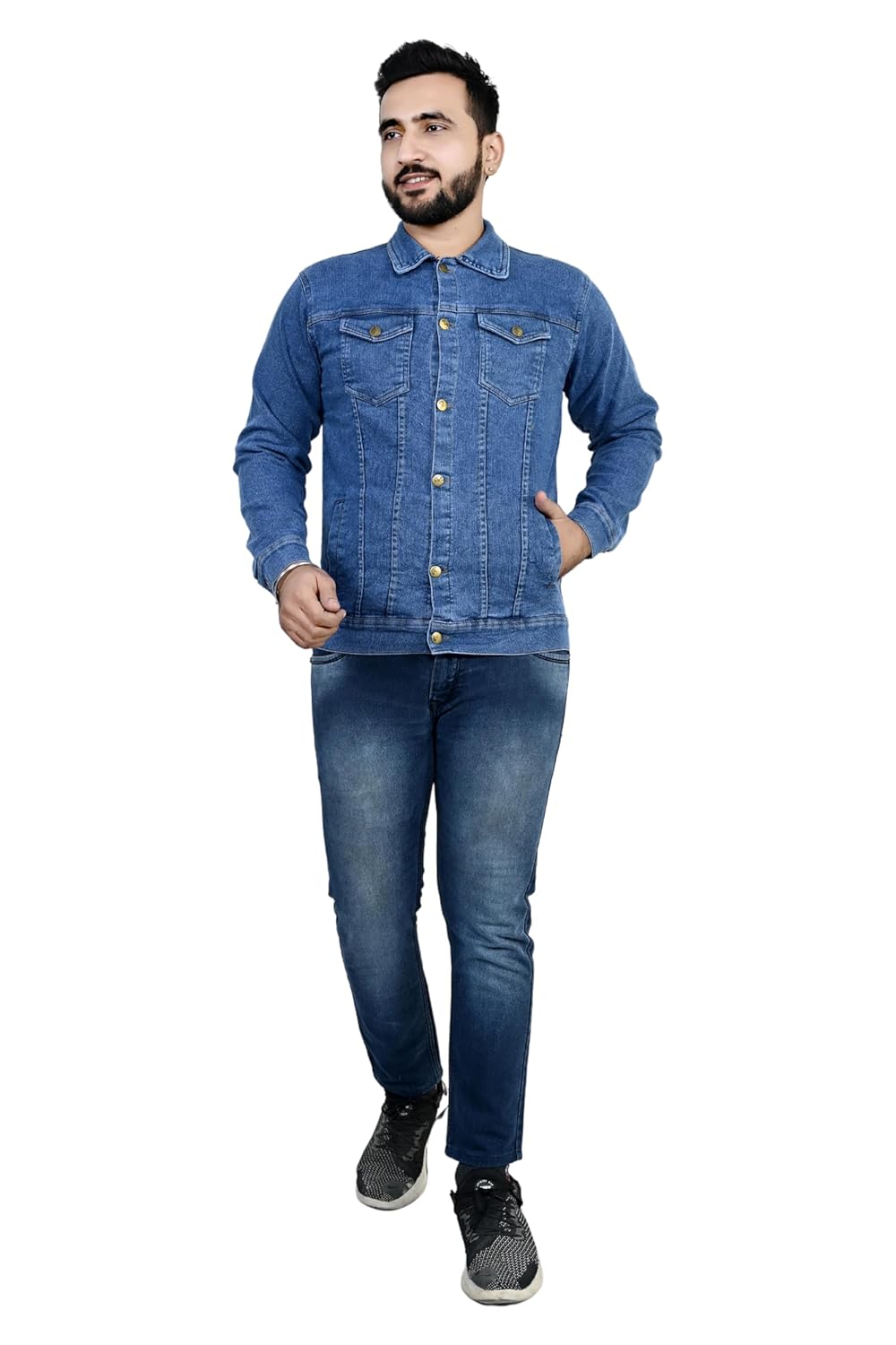 Men’s Denim Jacket, Dhol Wash