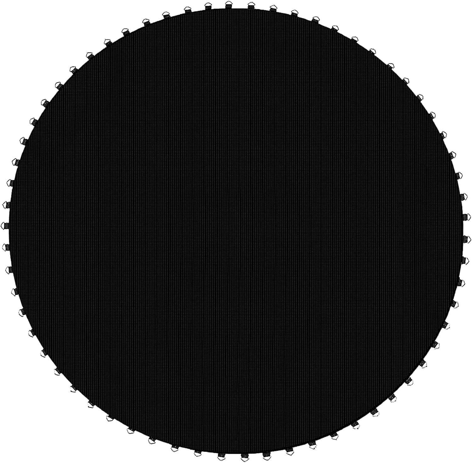 Tappeto elastico di ricambio per trampolino da 2,4 m, accessorio per parco acquatico, compatibile con telaio trampolino, colore: nero, ideale per bambini e giochi all'aperto