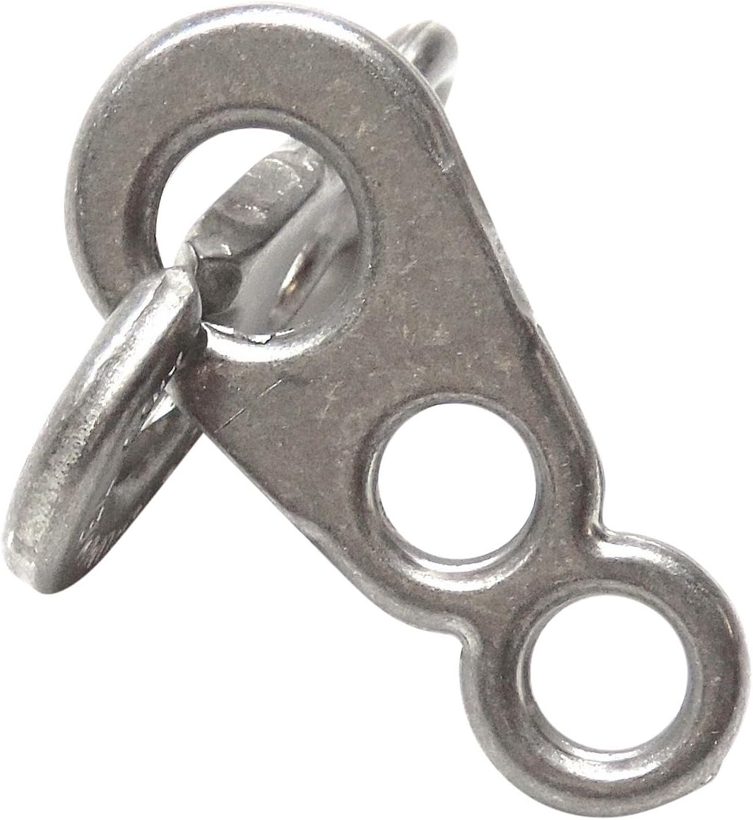 Brummel Hooks - Sister Clips Stainless Steel for 1/8 inch to 1/4 inch Cord.