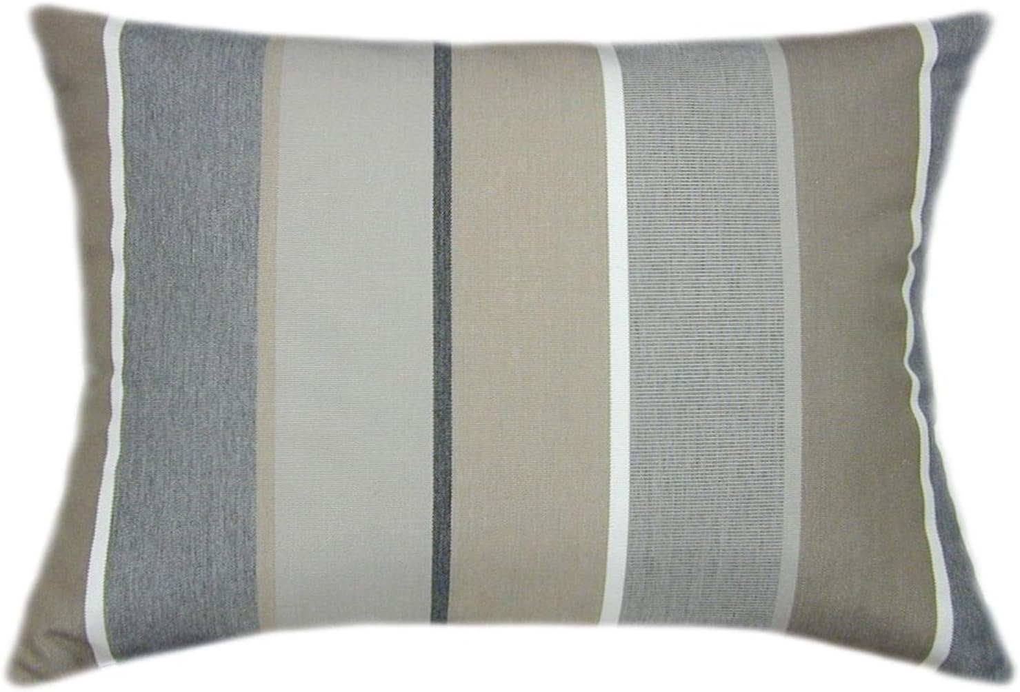 Sunbrella® Milano Char Outdoor Pillows, Sunbrella Pillows, Home Decor Pillow for Outdoor Patio Furniture, (12x18 Rectangle)