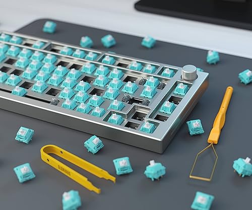 Miniatura 5 de Glorious Interruptor Lynx (LUBED) - 36 interruptores lineales de 5 pines montados en PCB para teclado mecánico - Interruptores de teclado lineales -