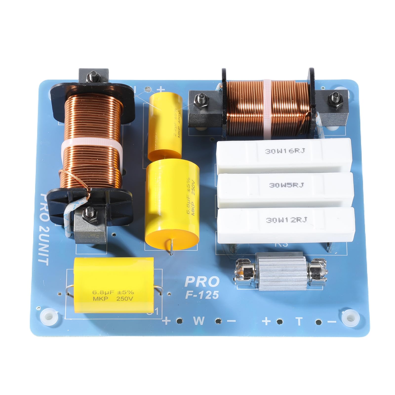 Filtro de altavoz divisor bidireccional y crossover pasivo de 2 vías para bafles 8