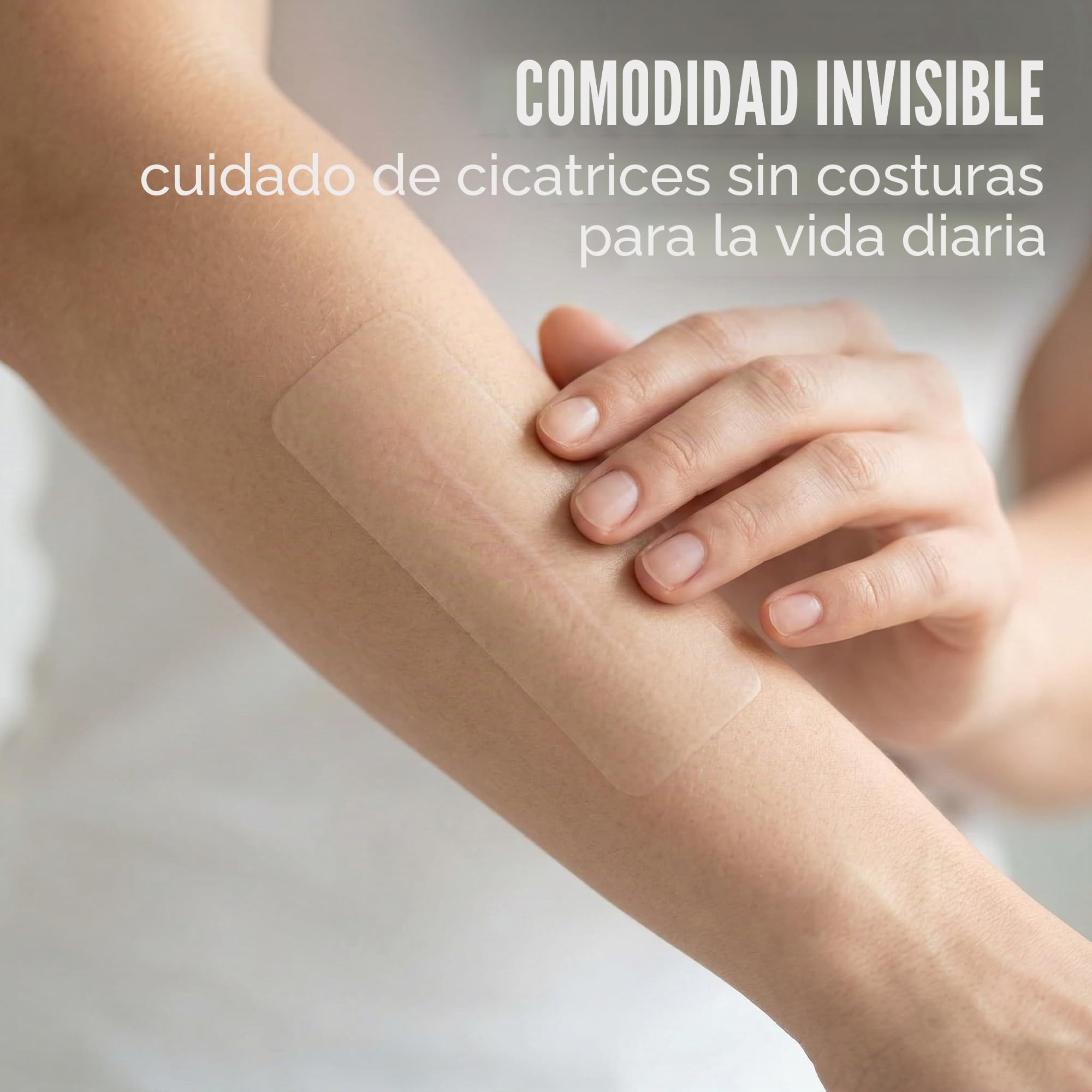 Parche de Silicona para Cicatrices, Rollo Terapéutico para Reducir y Suavizar Cicatrices Visibles, Tratamiento Profesional Reutilizable para Postcirugía, 1 Unidad