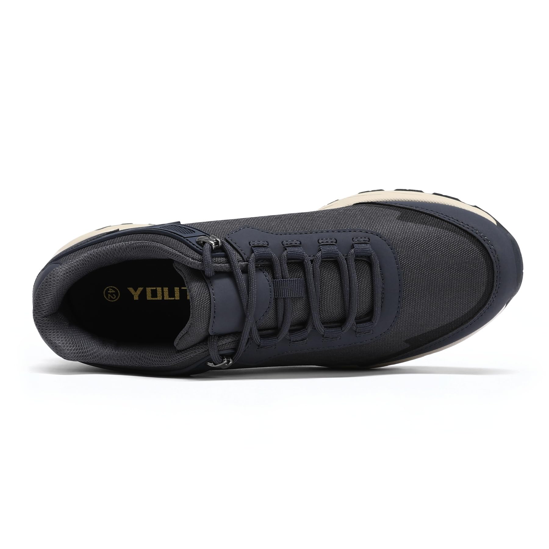 YOUTHUP Herren Wanderschuhe Leichte Trekkingschuhe Wasserdicht Outdoorschuhe rutschfest Walkingschuhe Casual Sneaker