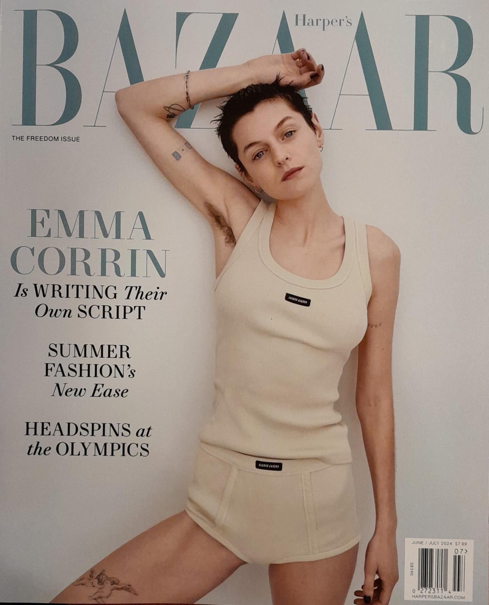 Harper's Bazaar (June July 2024) The Freedom Issue - Emma Corrin