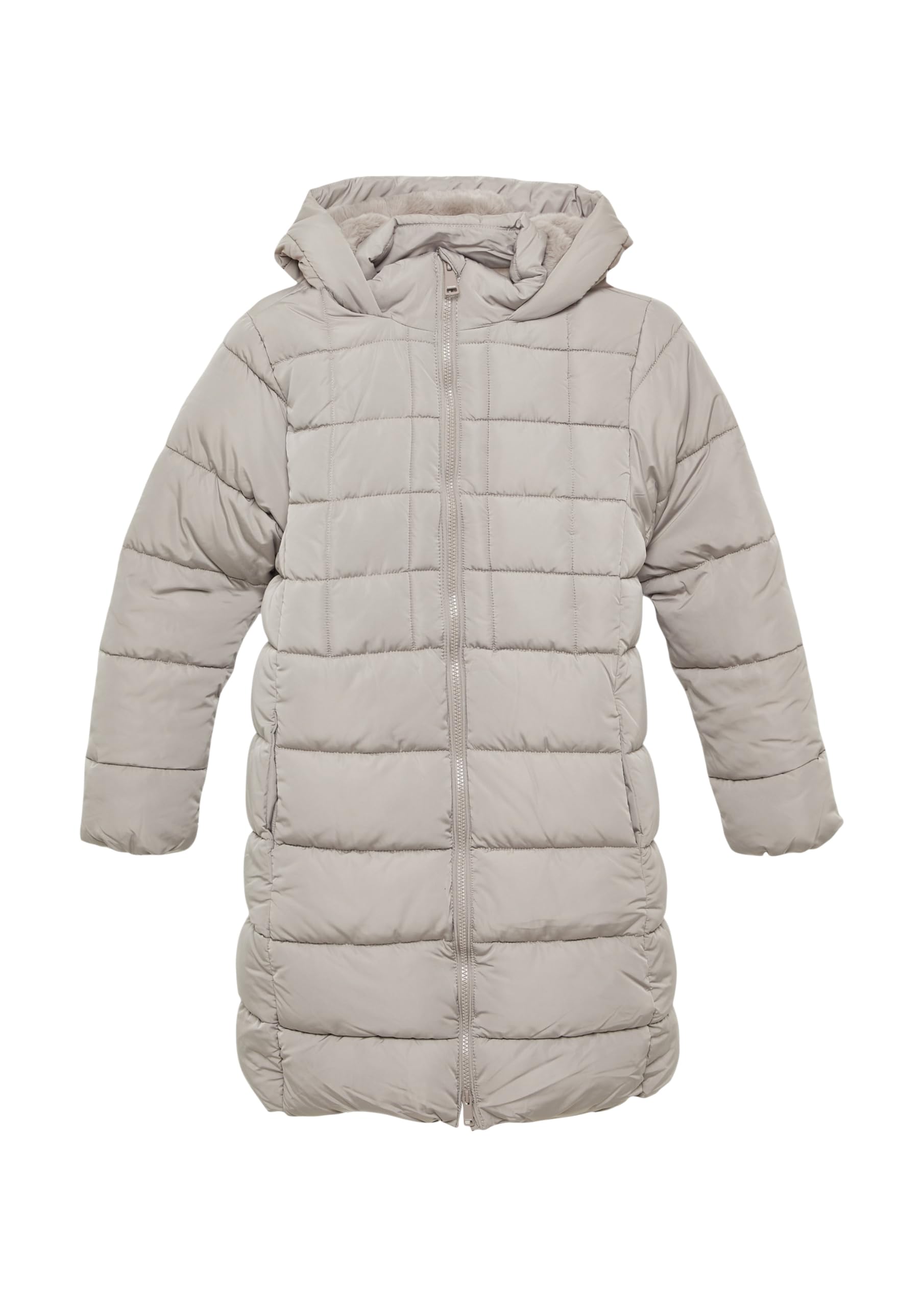 s.Oliver Wärmender Steppmantel mit Teddyplüsch-Futter