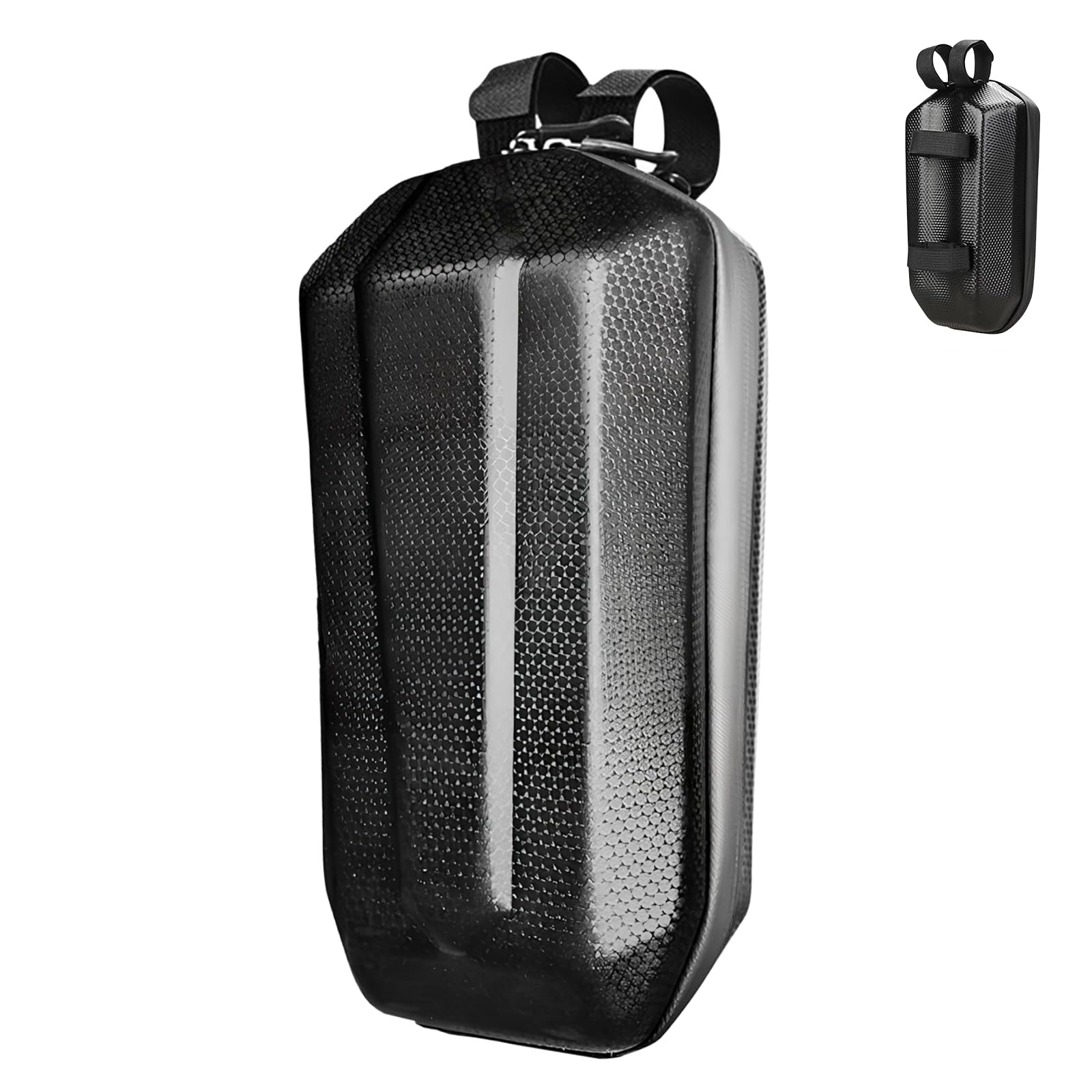 4L E Scooter Bag Waterproof Large Capacity Handlebar Bag Black Front Pocket Electric Scooter Hanging Bag for Electric Scooter Xiaomi Sedway Ninebot