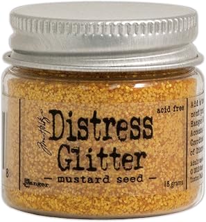 Ranger Tim Holtz Distress Glitter, 1-Ounce, Mustard Seed