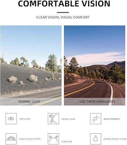 Miniatura 7 de Lentes de sol polarizados para ciclismo, protección UV, para hombres y mujeres, unisex, para conducir, pescar, correr al aire libre