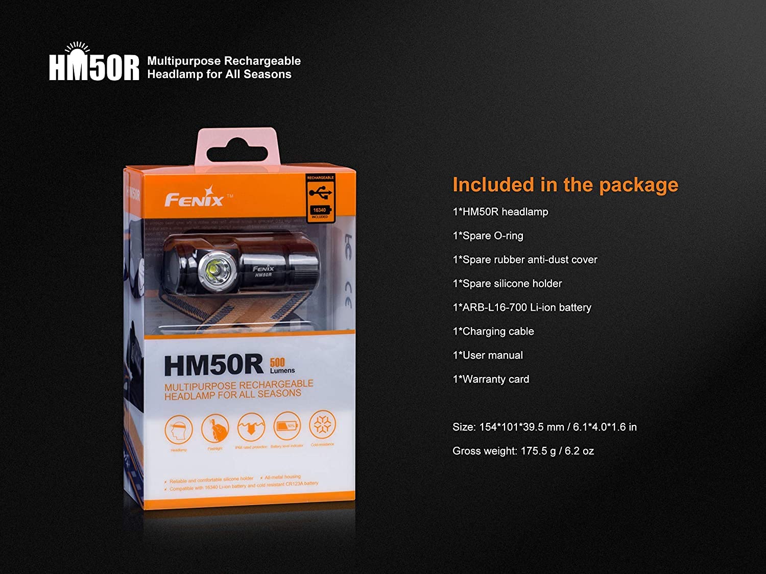 JJJ Rilevazione Rapida Portatile Ricaricabile Multiuso del Faro Esterno USB Faro d'avventura Diretto for Carica