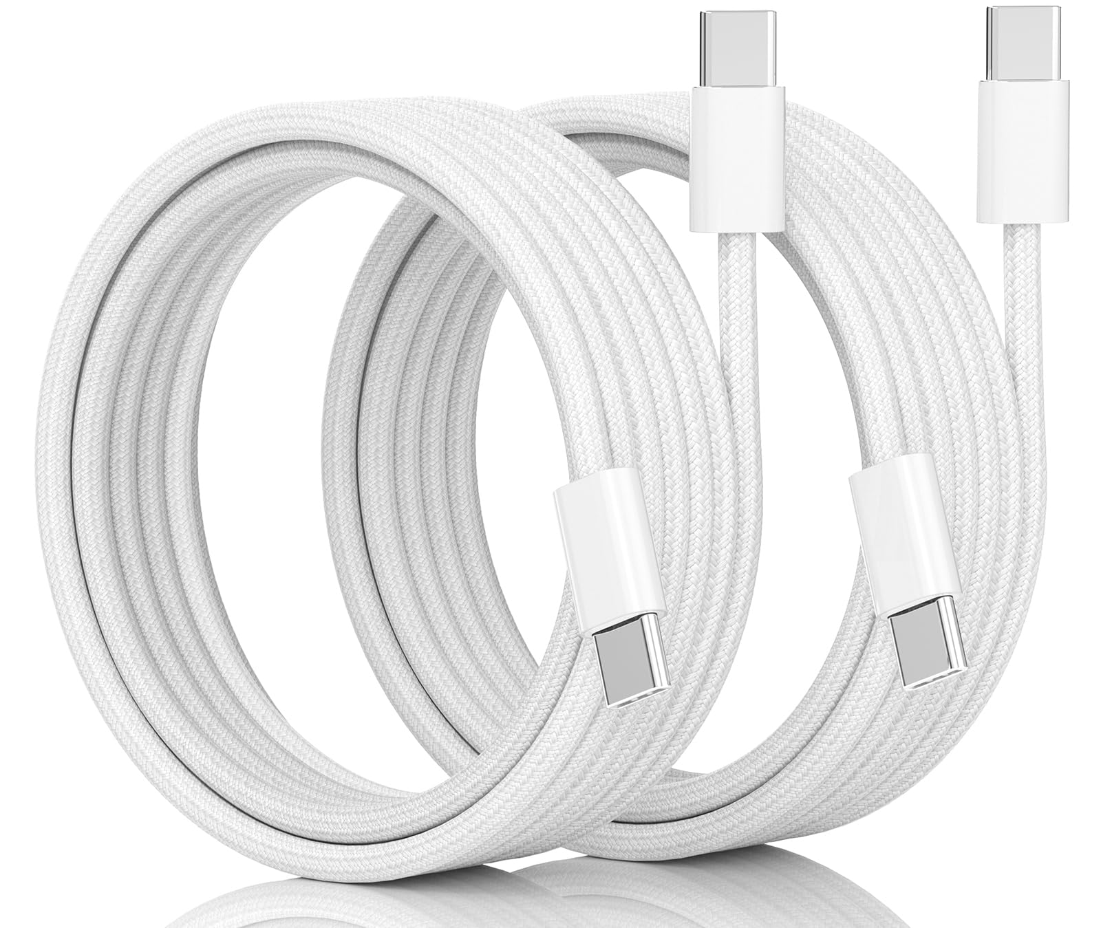 USB C auf USB C Kabel 2 Stück 1M+2M für IPhone15 16 17 Ladekabel TYPE C