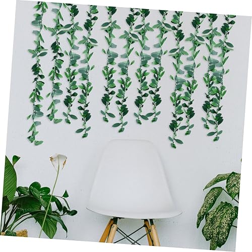 Miniatura 4 de DIY Diademas Accesorio 24.6 ft Hoja Verde Decorativo Ratán Artificial Alambre Vine para Boda