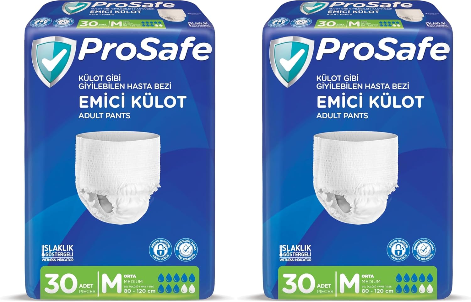 Prosafe Emici Külot Orta (M) 30 Adet (2 paketi)