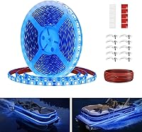 Vista 10 de Tiras de luz LED para pontón, luces LED marinas impermeables de 12V 5M/16.4FT para interior de barco, luz de cubierta de barco para pesca nocturna