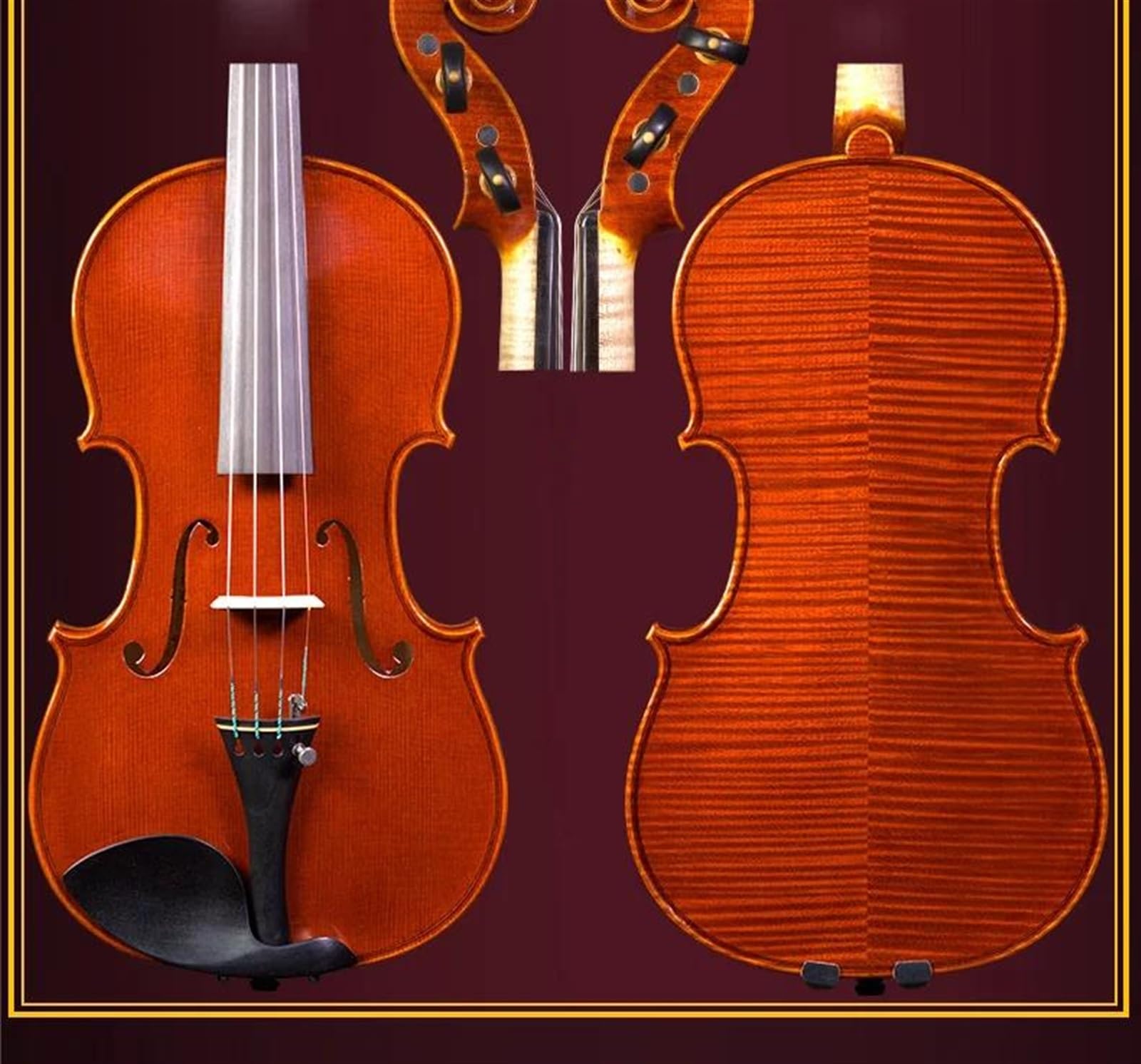 Violino Strumento Musicale Violino Professionale In Abete Rosso Europeo Con Custodia Per Archetto Per Violino(1/2)