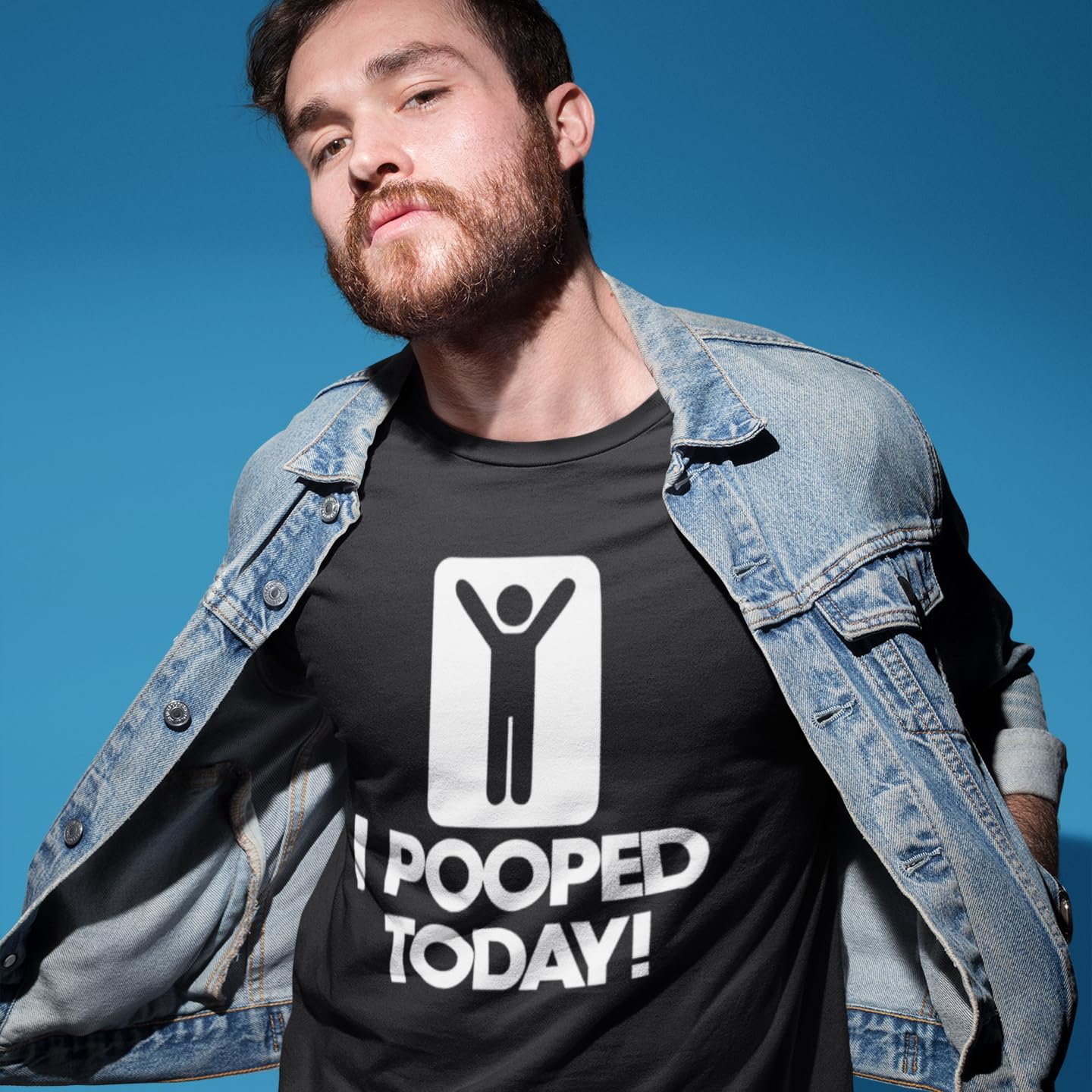 I Pooped Today Funny T-Shirt - Humorous Novelty Tee for Men & Women, Bathroom Humor Gag Gift Shirt