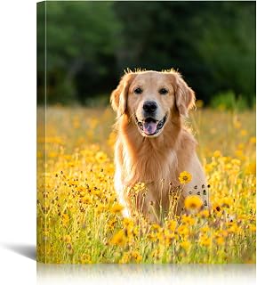 HEYSANGNY Custom Canvas Prints: Personalized Photo Wall Art for Dogs, Family, Weddings - 8x10 Wrapped Frame Home Decor Gift