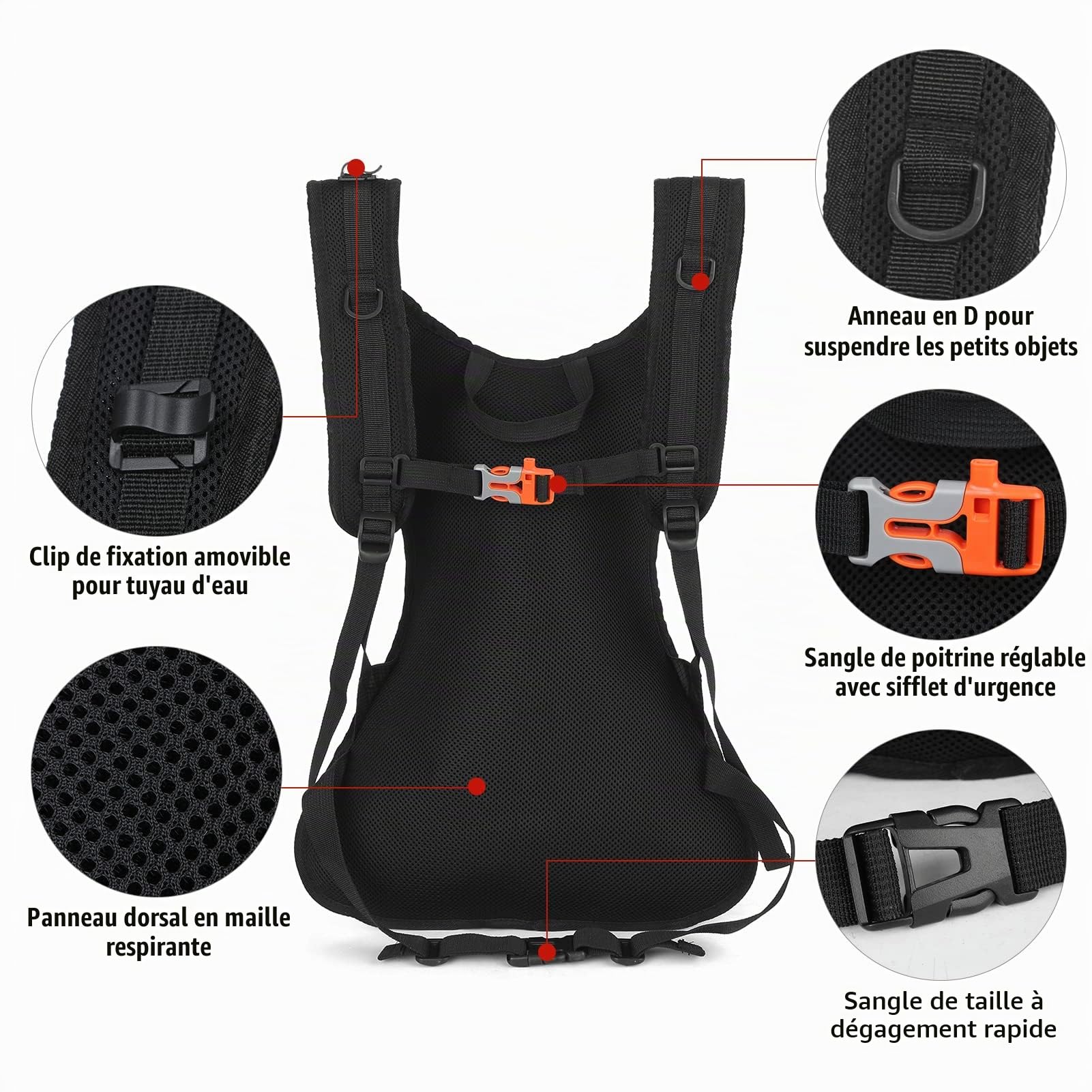 Sac À Dos Avec Clignotants LED IPX5 Sac À Dos Réfléchissant Étanche Avec Indicateur De Direction Sac De Lumière De Sécurité Rechargeable Par USB Sac De Vélo Télécommandé Sans Fil Pour Cyclisme
