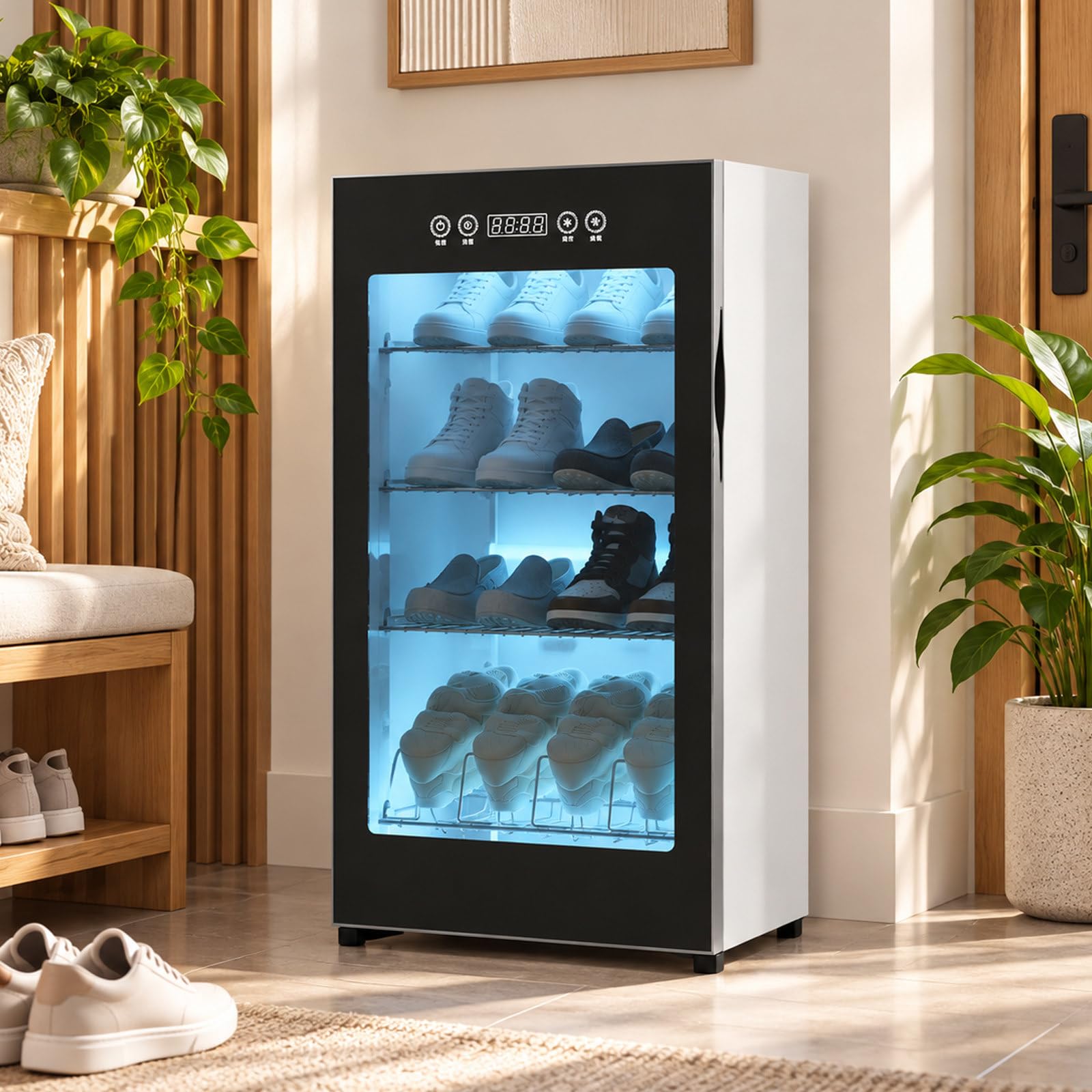 Asciugascarpe a Temperatura Costante di 60 ± 5 °C 4-Tier