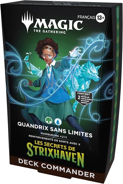 Deck Commander Magic: The Gathering Les Secrets de Strixhaven - Quandrix sans limites (Version Française) - 1