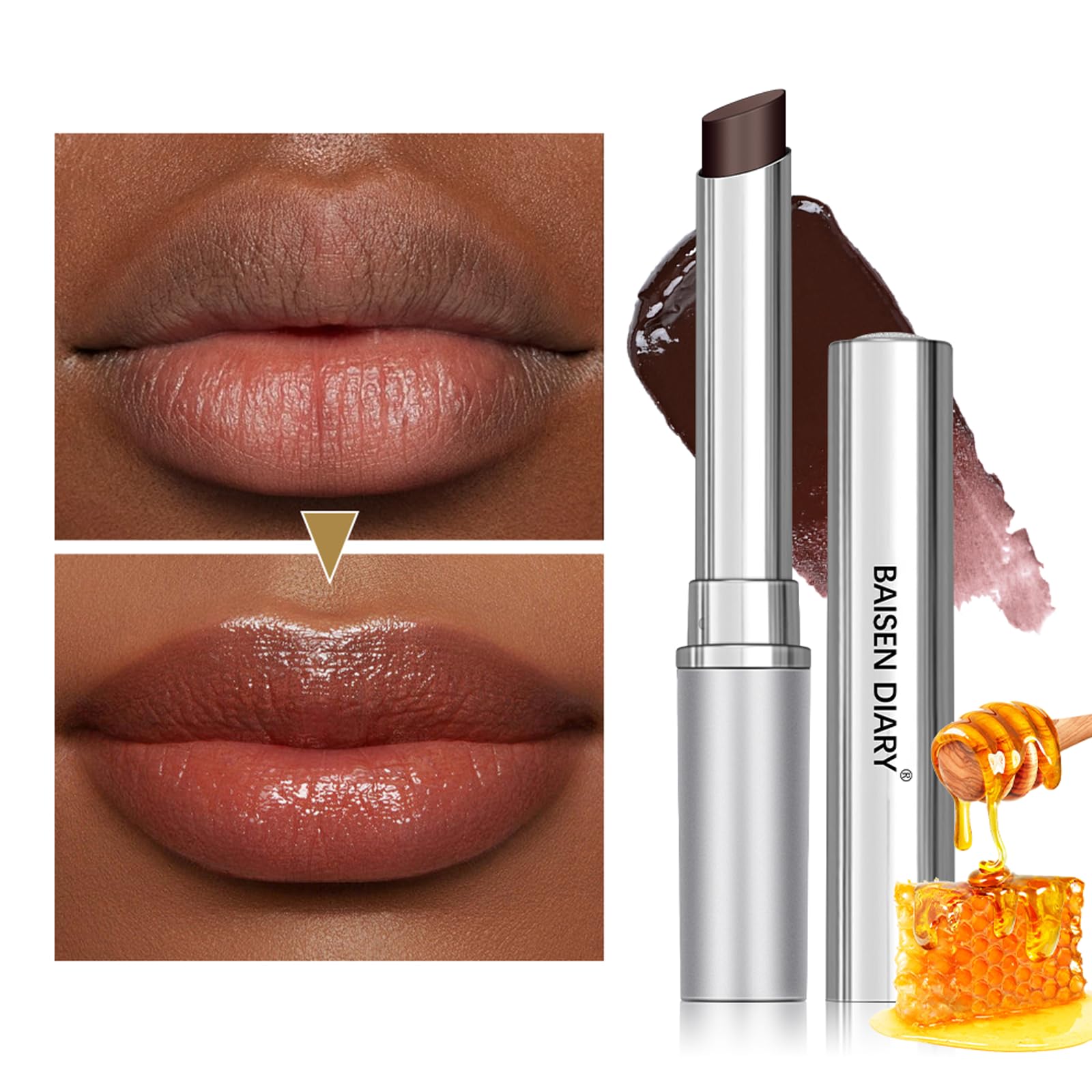 Honey Lipstick Tint - Sheer Hydrating Lip Balm -4