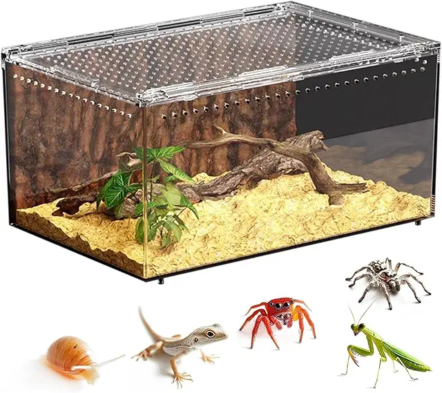 Terrario Acrilico per Camaleonti, Rettili e Anfibi - Habitat Verticale