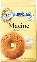 Mulino Bianco Macine 12.35oz (350g) – Authentic Italian Breakfast Biscuits with Fresh Cream – Perfect for Coffee, Tea, or Milk – Made with Natural Ingredients and No Palm Oil