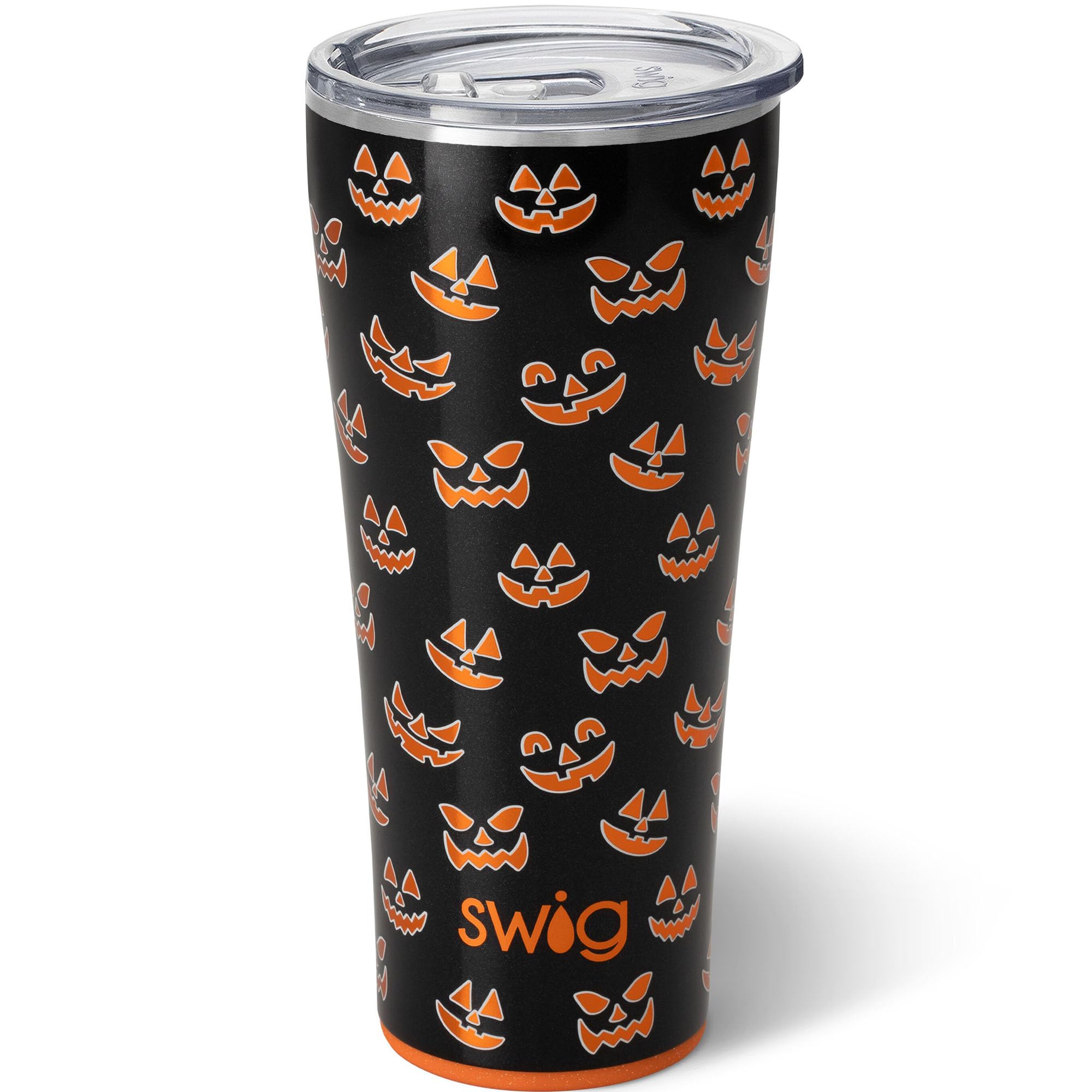 Swig Life 32oz Insulated Tumbler, Travel Coffee Tumbler with Lid, Cup Holder Friendly Travel Coffee Mug, Stainless Steel Thermos with Lid (Jeepers Creepers)